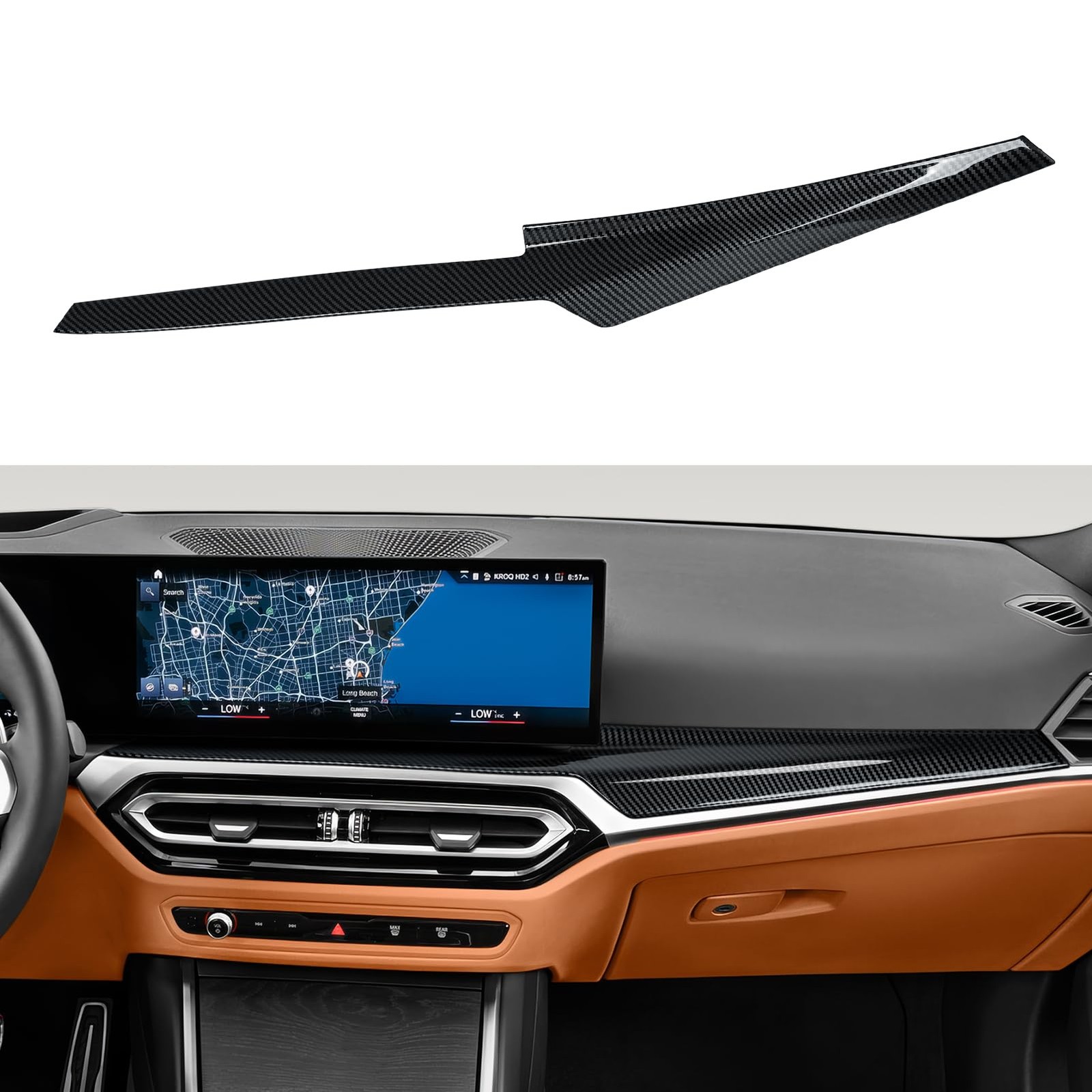 Car Dashboard Cover Sticker ABS Trim for BMW 2 3 4 Series G20 G22 M3 M4