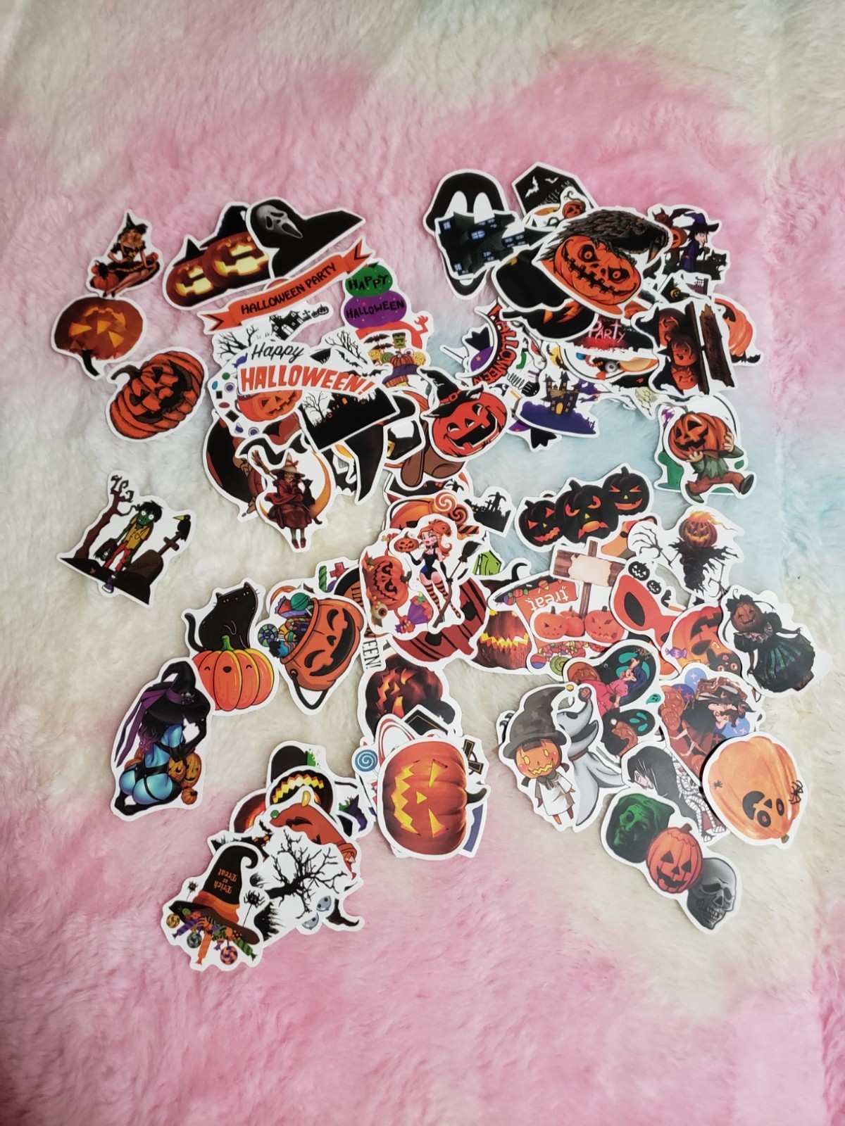 Halloween Mix Sticker Lot 100 Stickers Horror Kids To Adults Something For All!