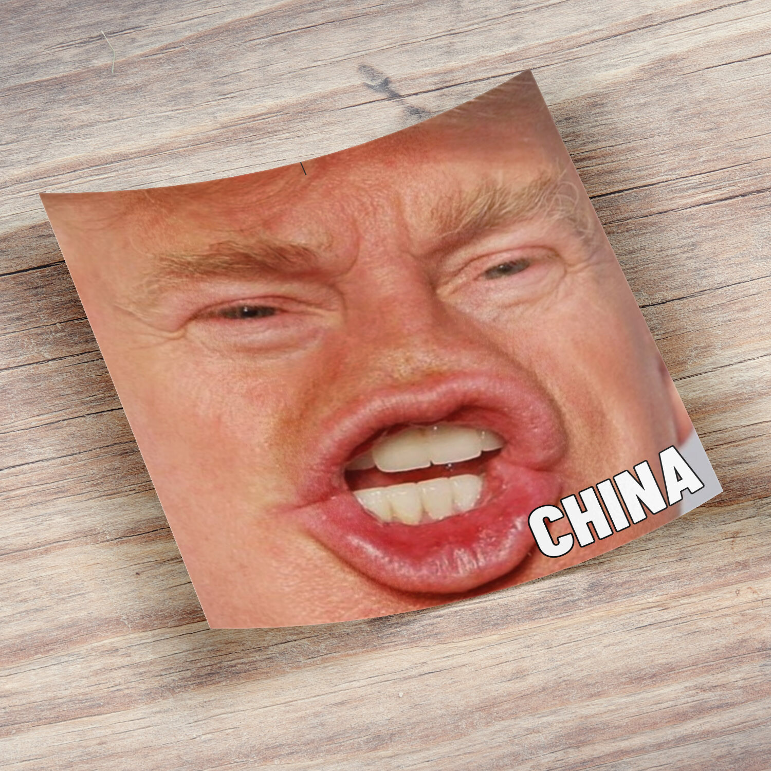 Generic Donald Trump China Meme Car Bumper Vinyl Sticker Decal