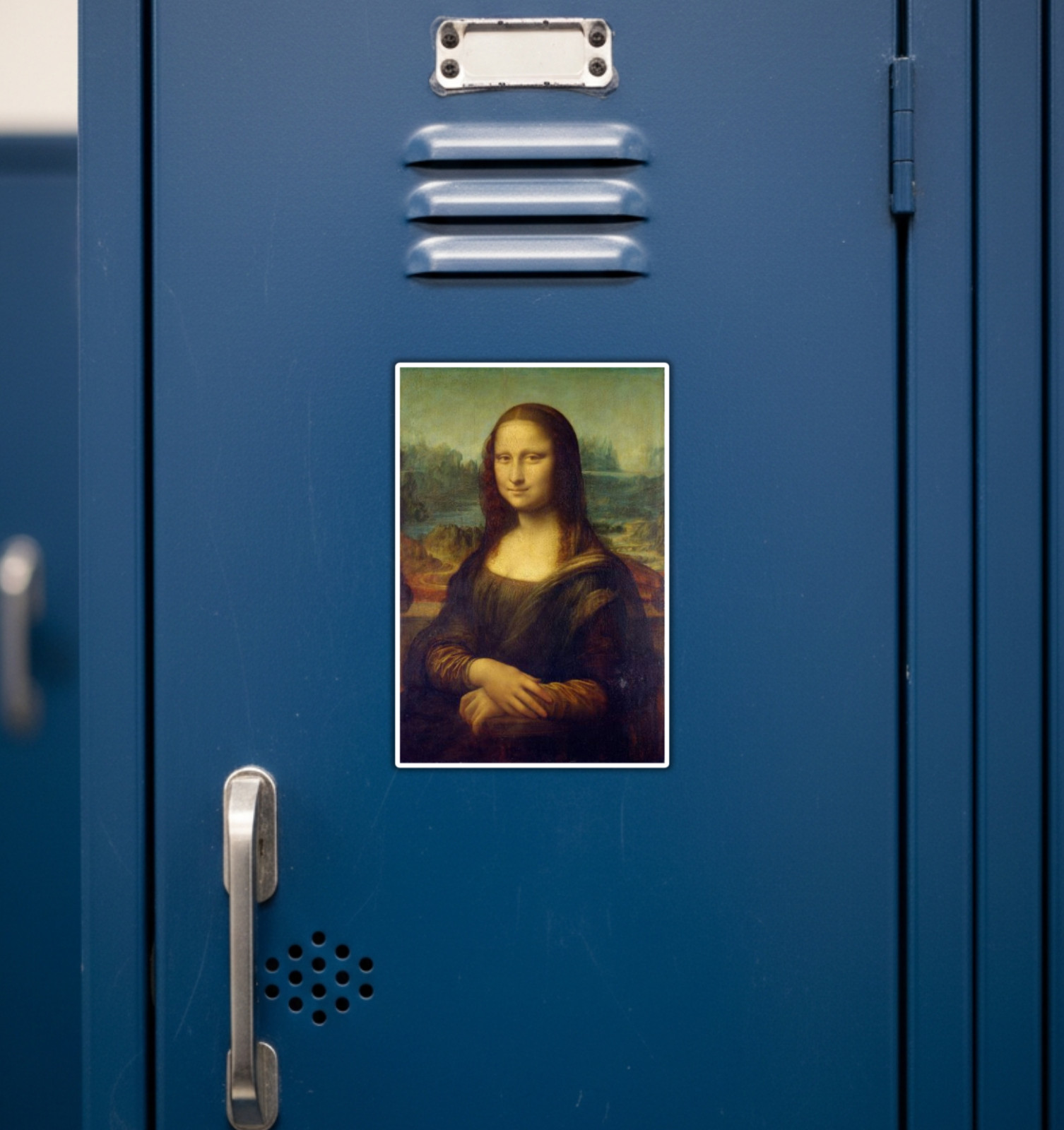Mona Lisa Classic Painting Fridge Magnet or Laptop Sticker
