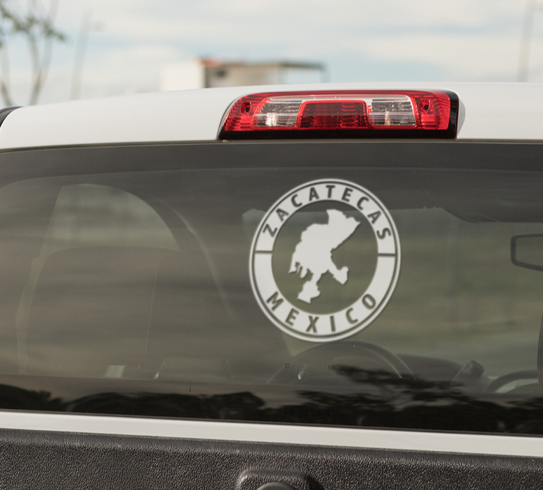 Zacatecas Mexico Decal Sticker Vinyl Custom Made for Car or Truck Personalized