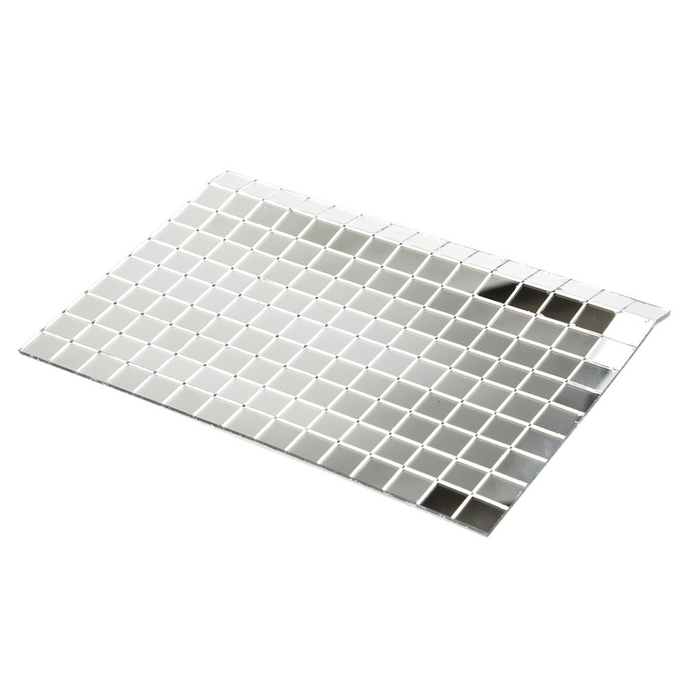 Sophisticated Silver Mosaic Tiles Pack Perfect for Creative Interior Projects