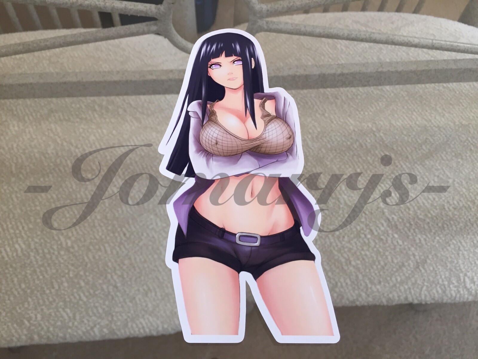 Naruto – Anime – Hinata Hyuga “Sexy, When You’re Mad” Sticker Decals Vinyl Sign