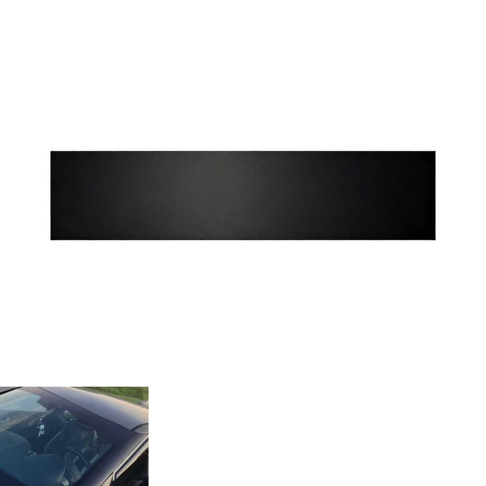 Car Windshield Tint Strip, Matte Waterproof Self-Adhesive Sun Visor Sticker, …