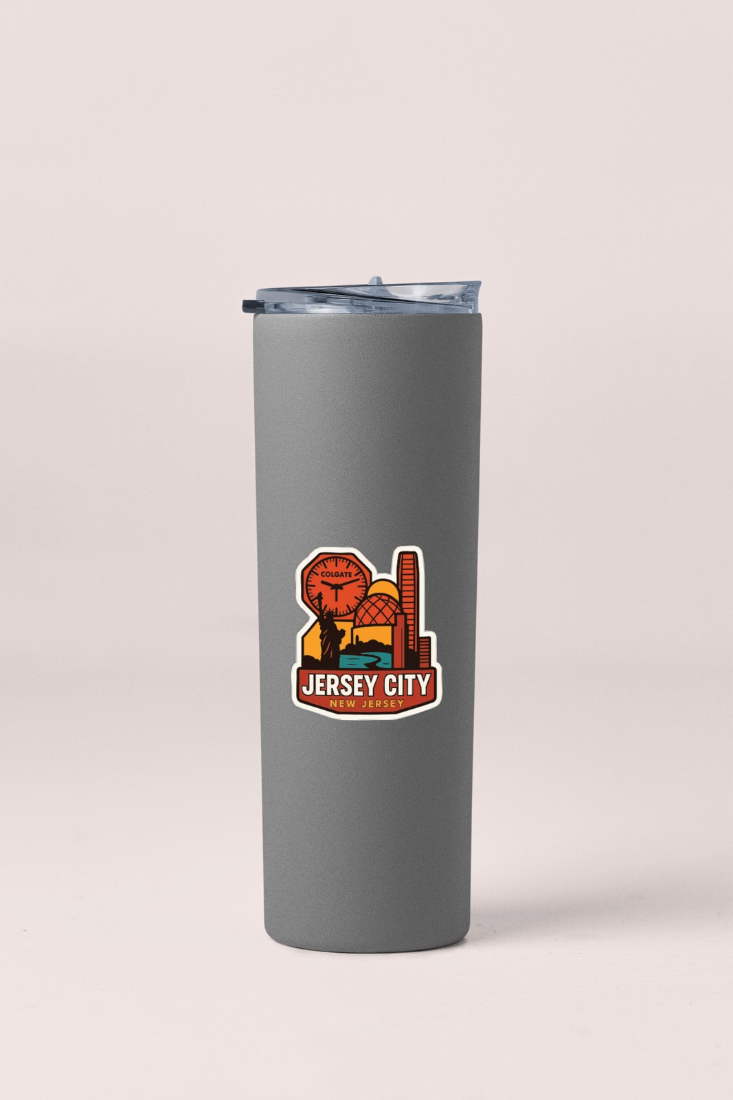 Jersey City New Jersey Sticker Decal Vinyl Die-Cut City Skyline Landmark Design