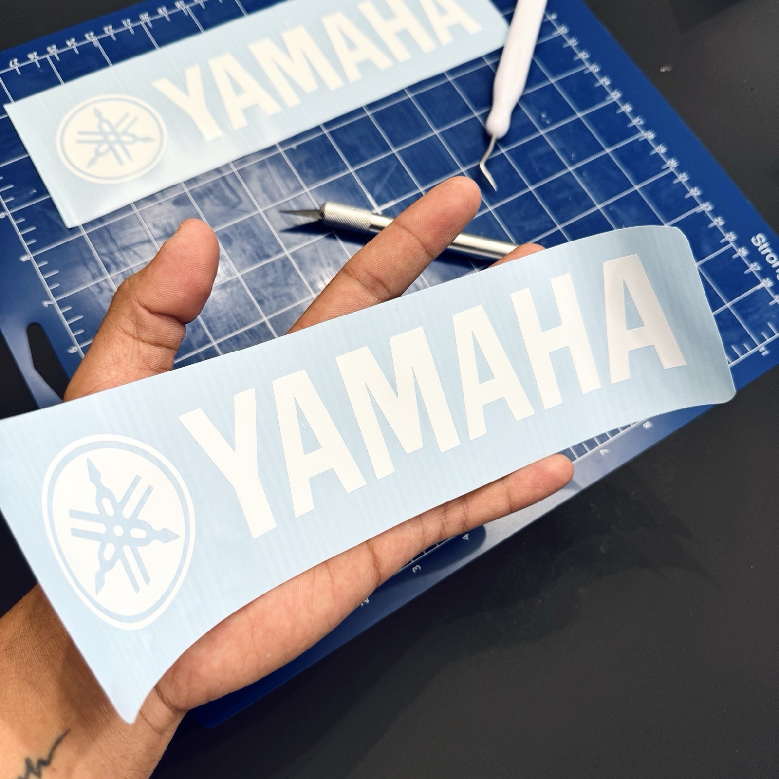 Yamaha Decal 2 Pack Vinyl Sticker Motorcycle Car Window Waterproof Die Cut