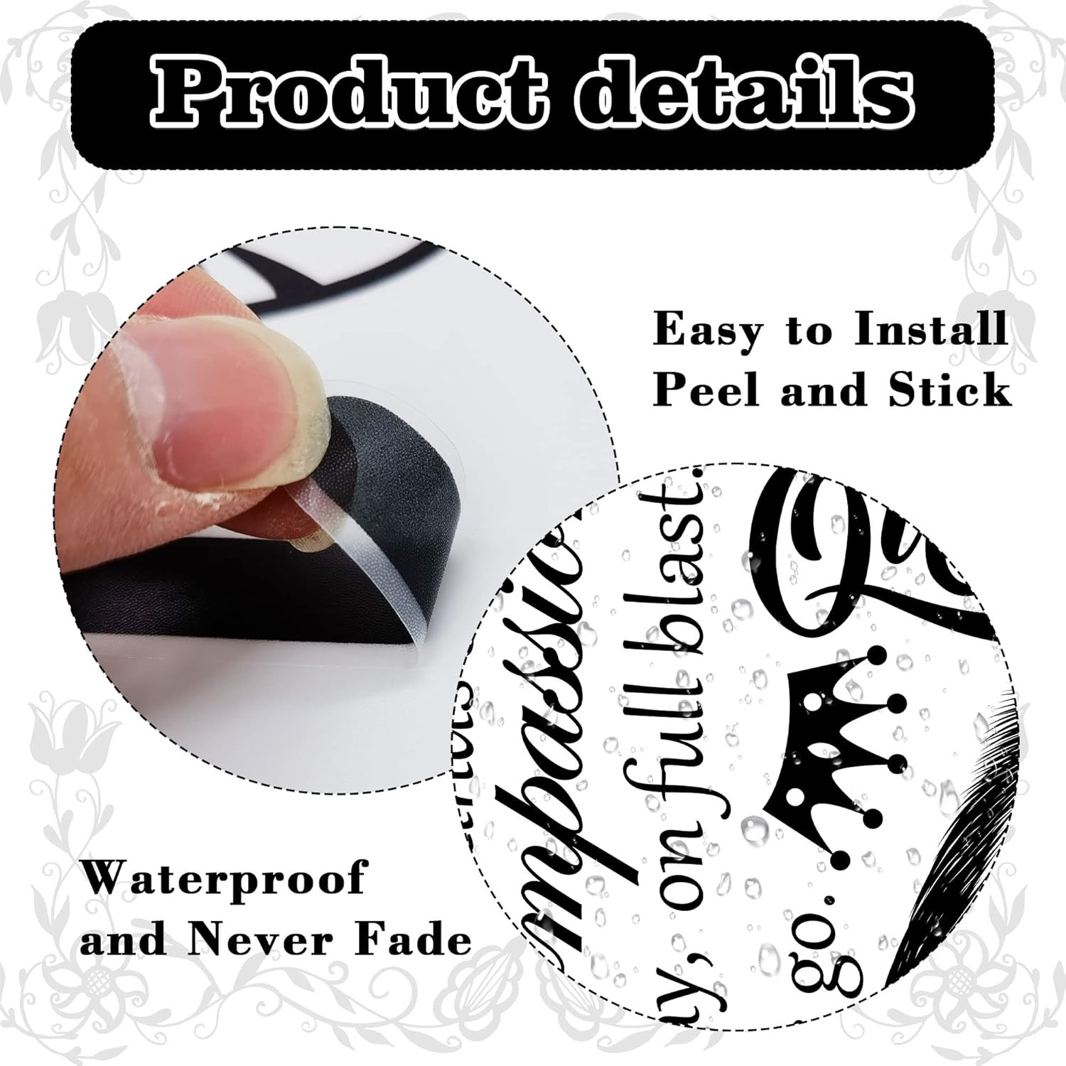 Inspirational Quotes Wall Decals Vinly Beauty Eyes Eyelash Wall Sticker Motivati