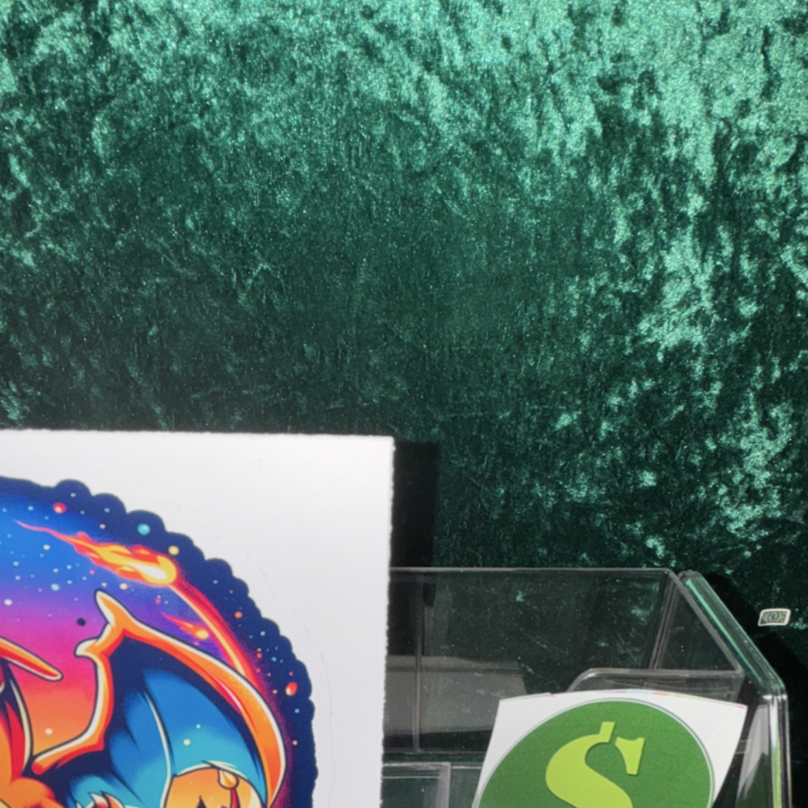 Dragon Sticker Decal Vinyl Multicolor Fantasy Round 5.5 in.