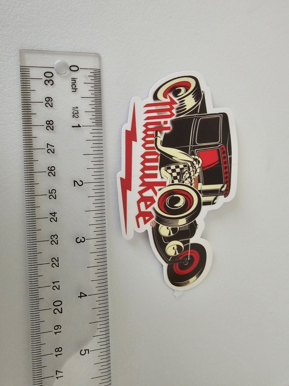 milwaukee hot rod vinyl stickers