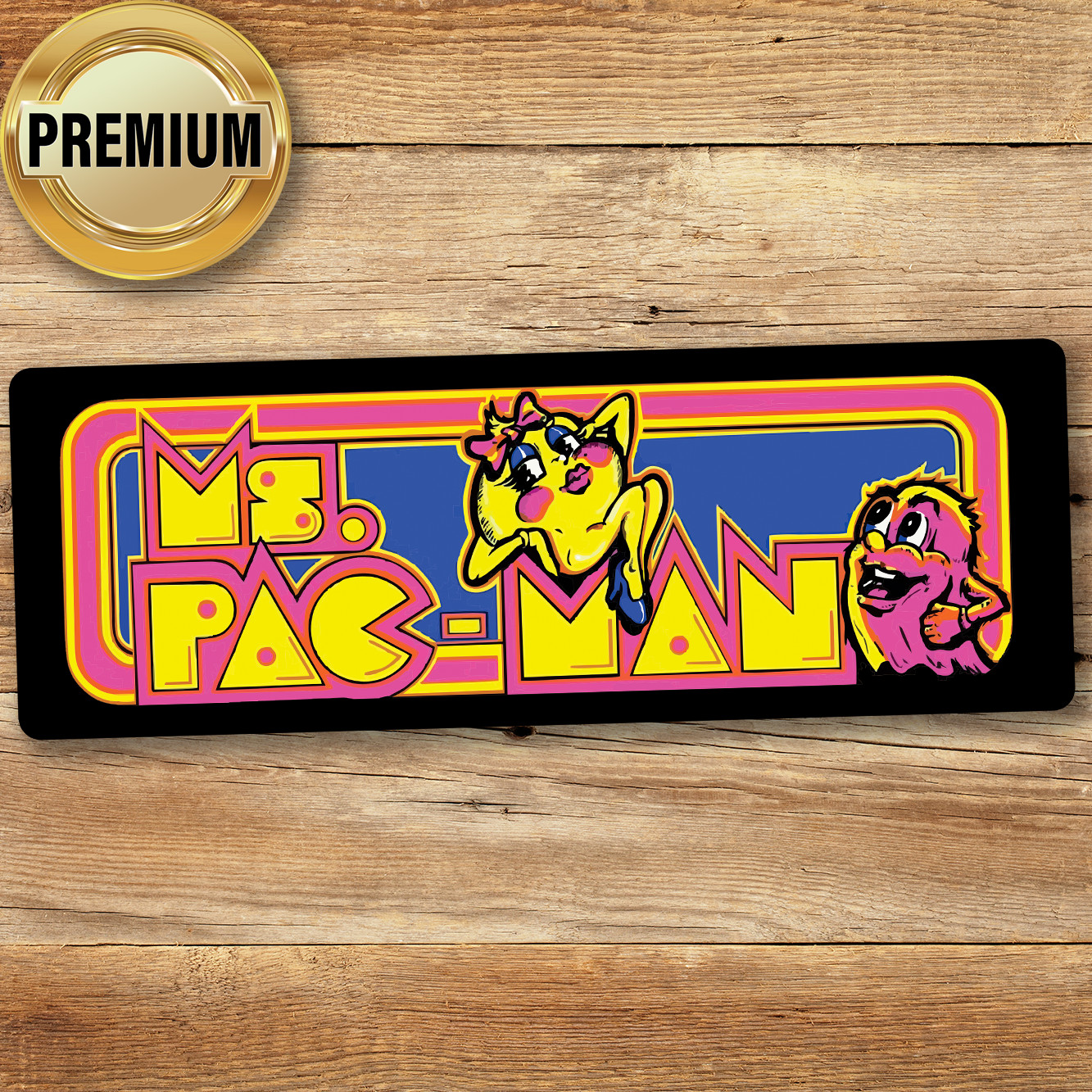 Ms Pac Man Sticker pacman arcade indie 90s 2000s anime dark nerd art retro