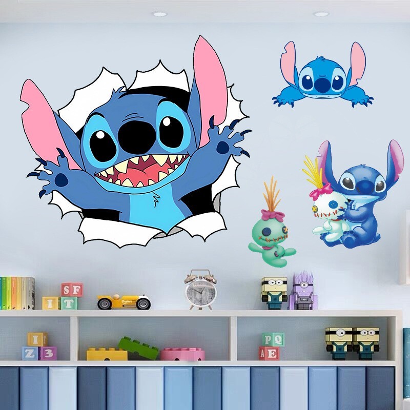 STITCH Kids Nursery Wall Stickers Bedroom Decal Art Vinyl Decals 20 Styles