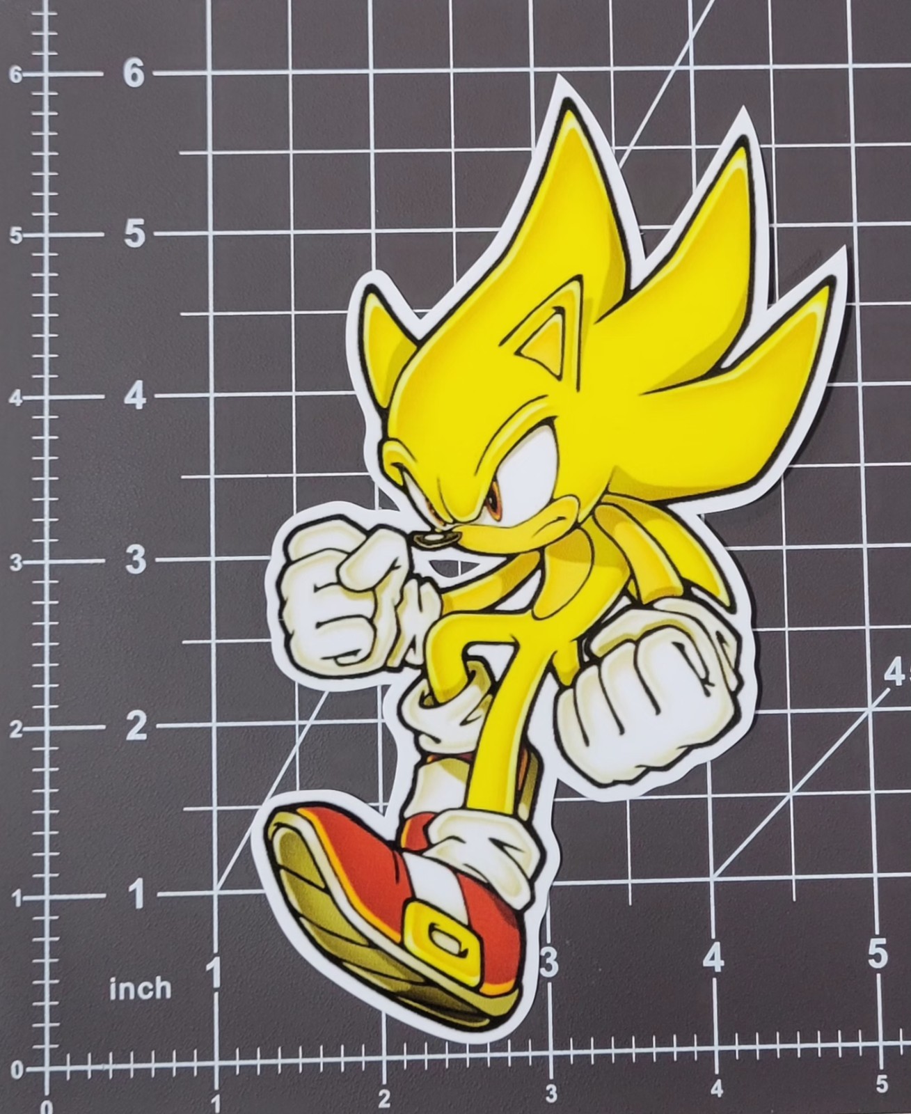 Sonic the Hedgehog Super Sonic V1 Sticker 6"