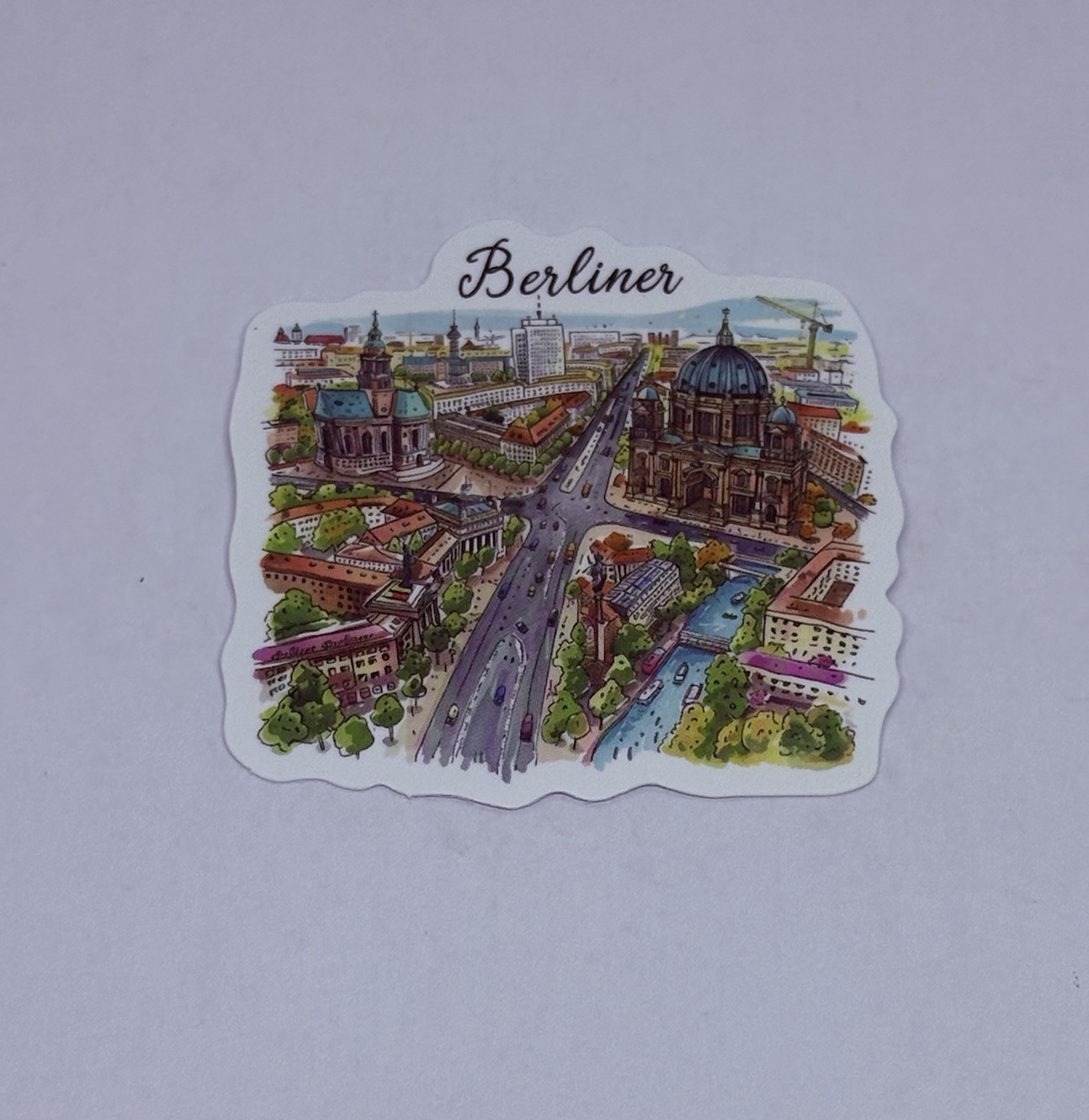 Amsterdam Sticker Cityscape Travel City Tour Drawn Art Decal Vinyl Souvenir Tc9