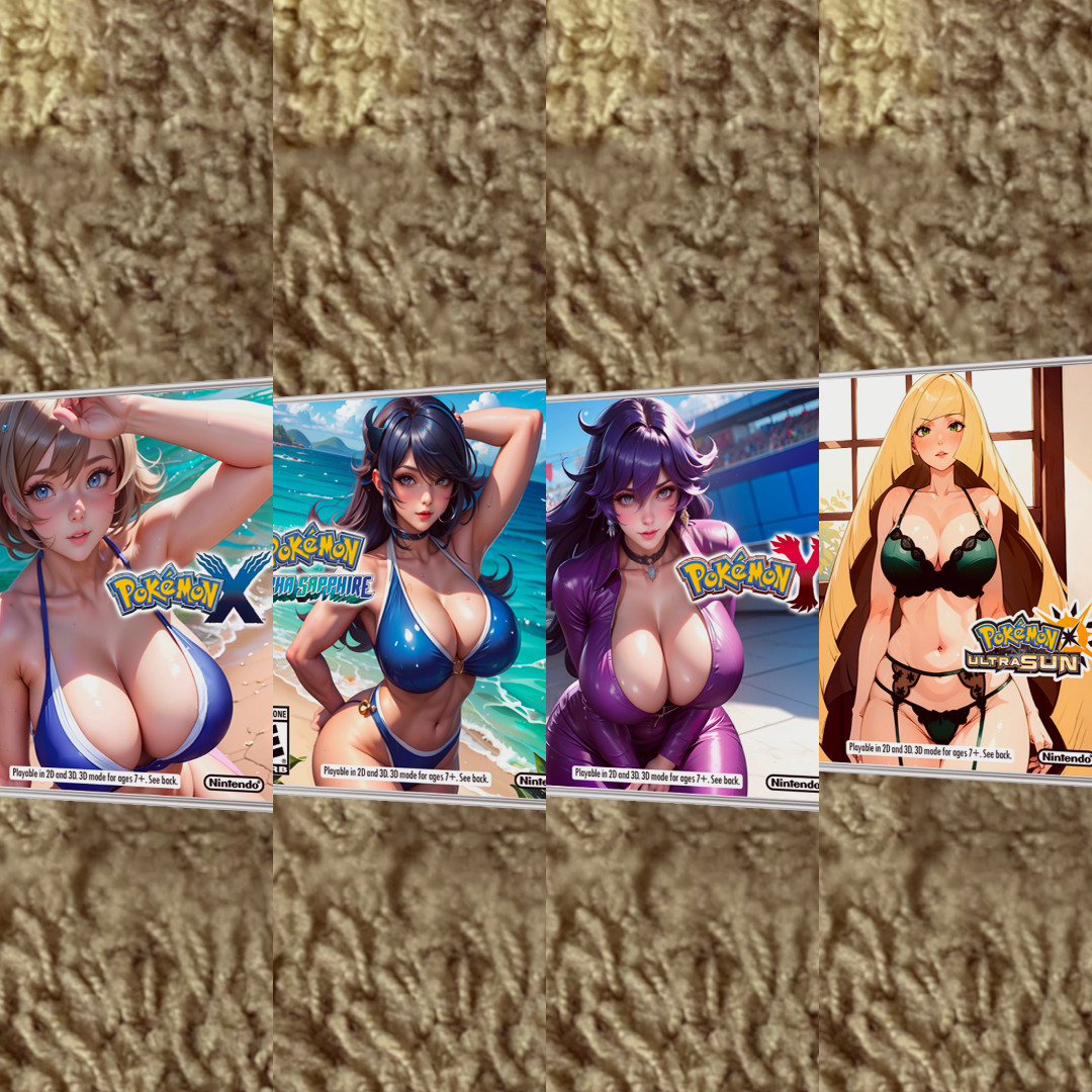 COVER ARTS ONLY POKEMON SUN & MOON | USUM | ORAS | X & Y 3DS NO CASE NO GAME