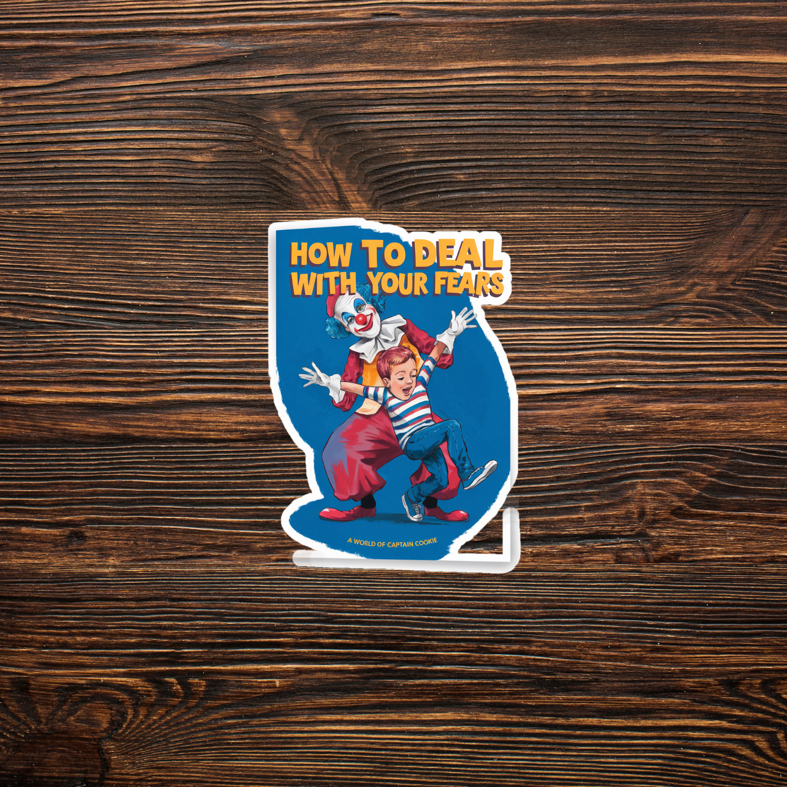 How to Deal With Your Fears – Captain Cookie Children's Book Sticker #1506