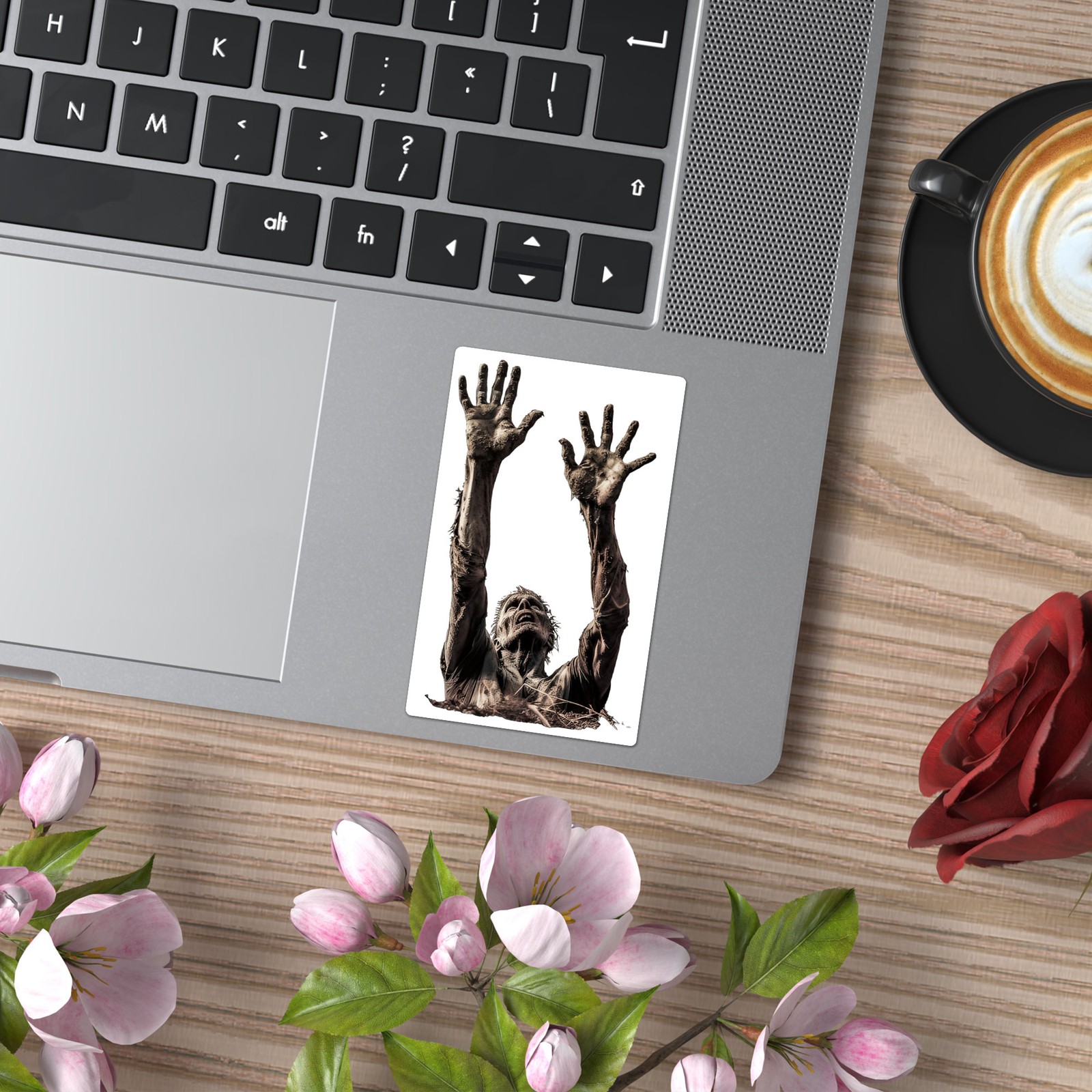 Zombie Grave – Vinyl Decal Sticker – Car Window Laptop – ebn9420