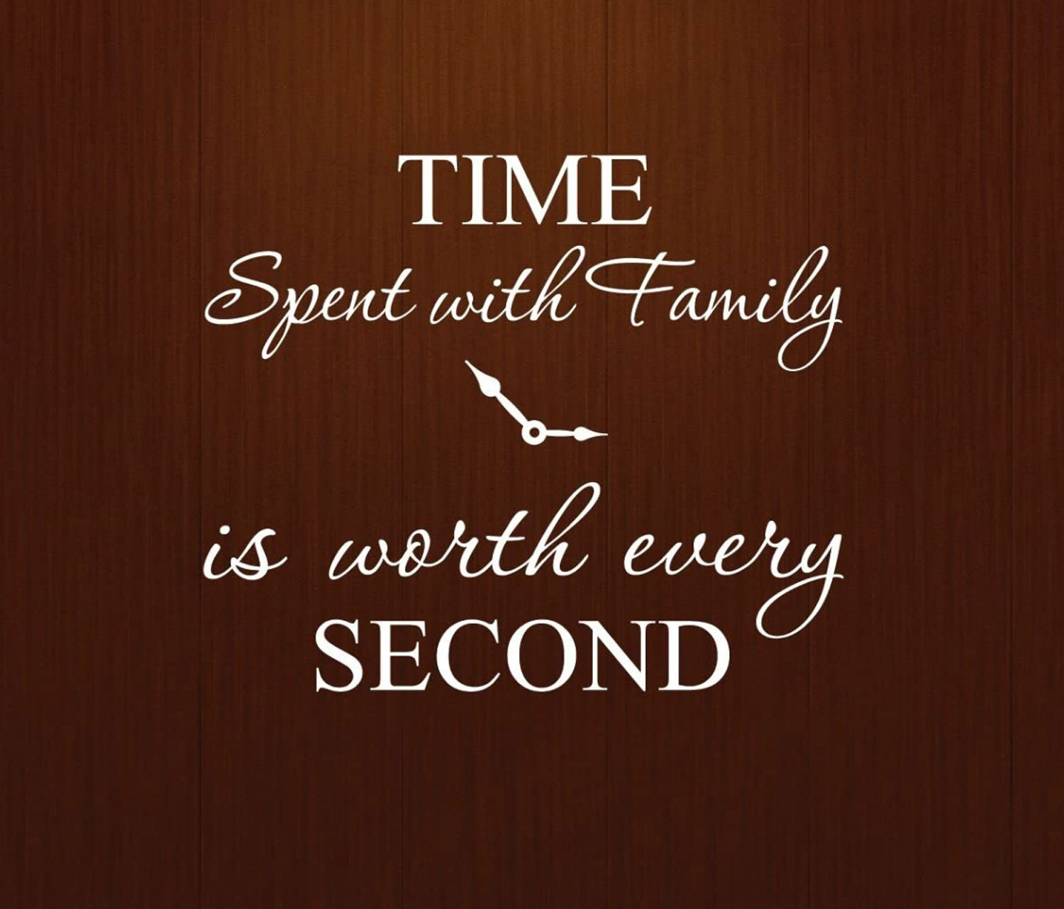 New Innovative Stencils 1249 White Time Spent with Family is Worth Every Second