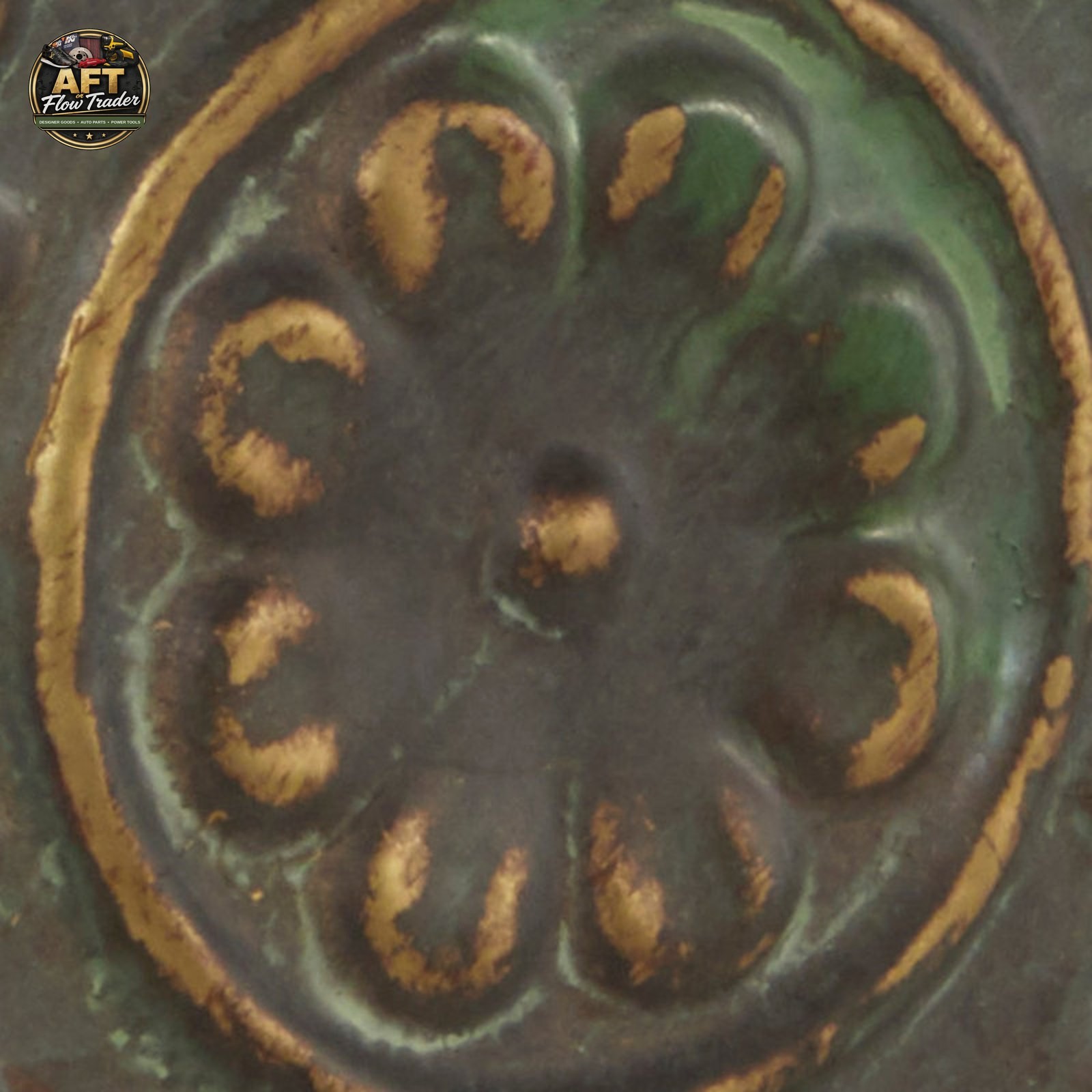 Charlton Home Traditional Abstract Wall Decor on Metal