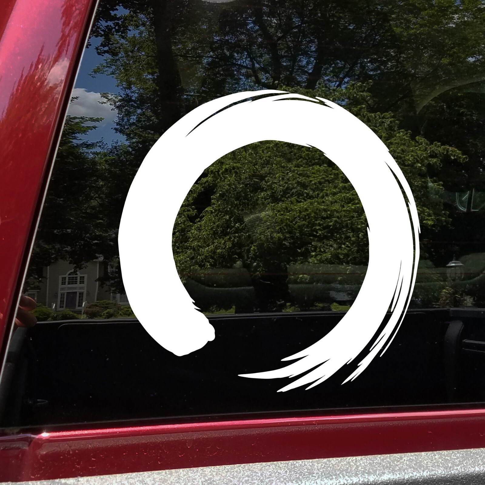Enso Zen Buddhism Vinyl Decal | Symbol Circle Enlightment | Die Cut Sticker