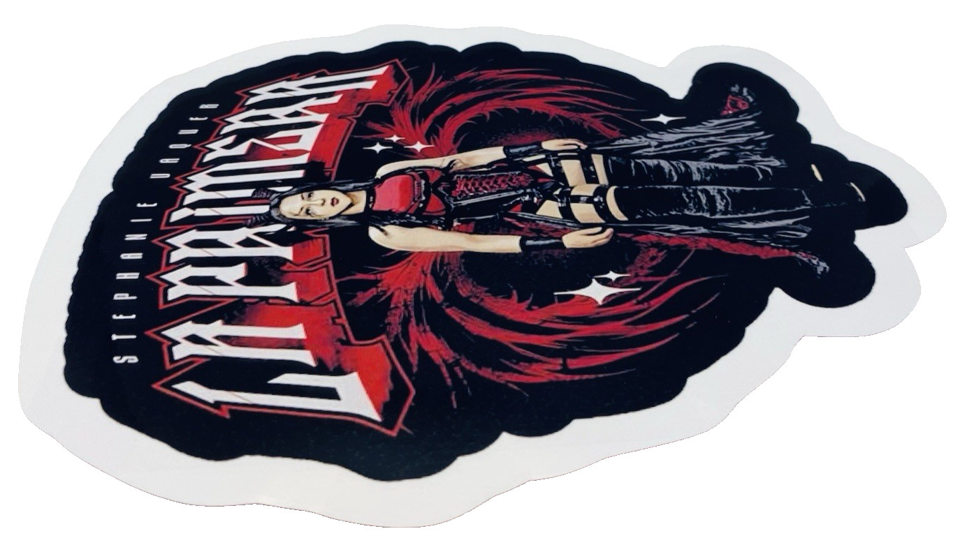 Female Wrestler Water Resistant Laptop Vinyl Sticker Xbox Car Decal