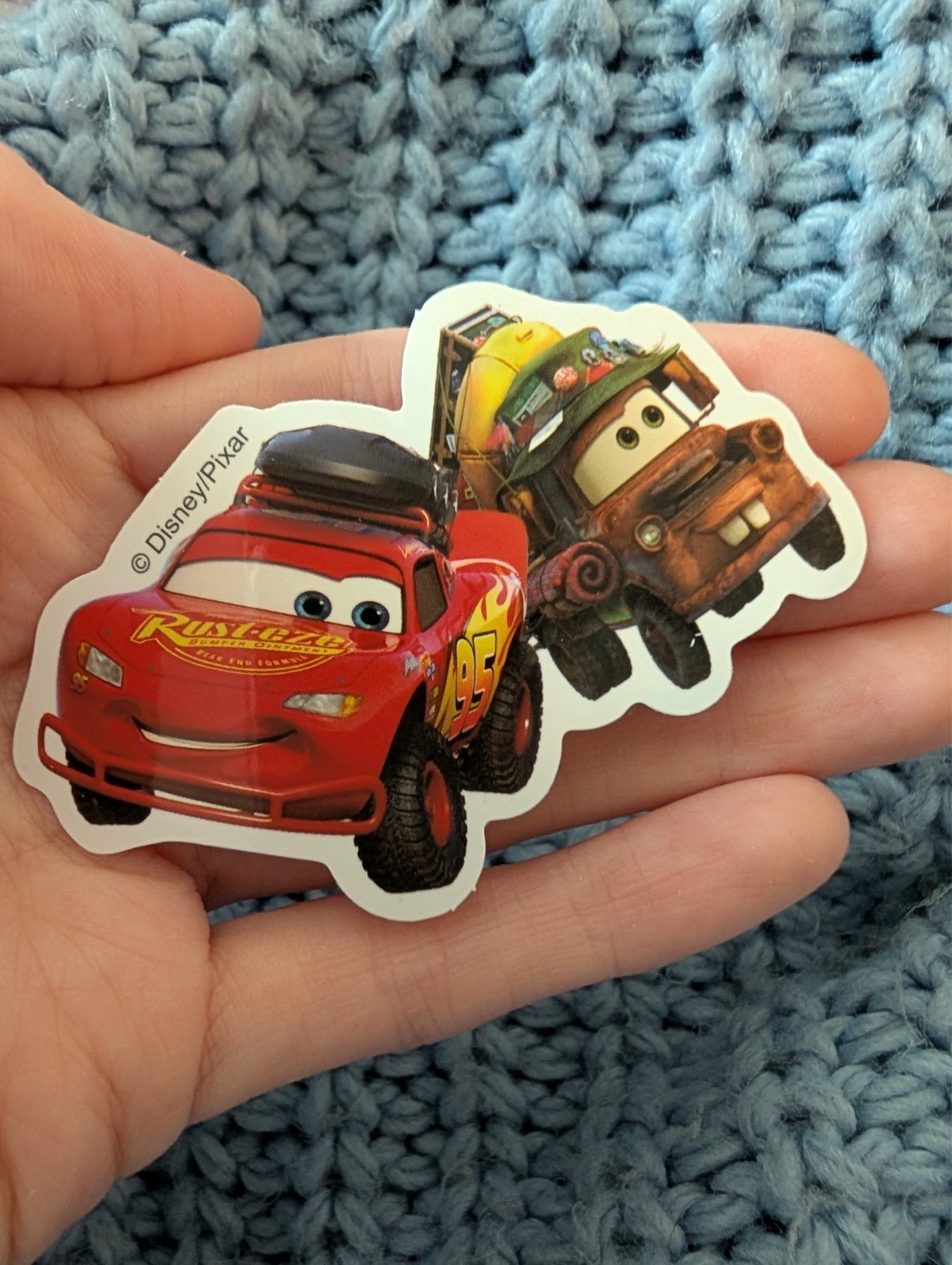 Cars, Pixar, Sticker, Disney, Lightning McQueen, Mater, Sally, Doc Hudson