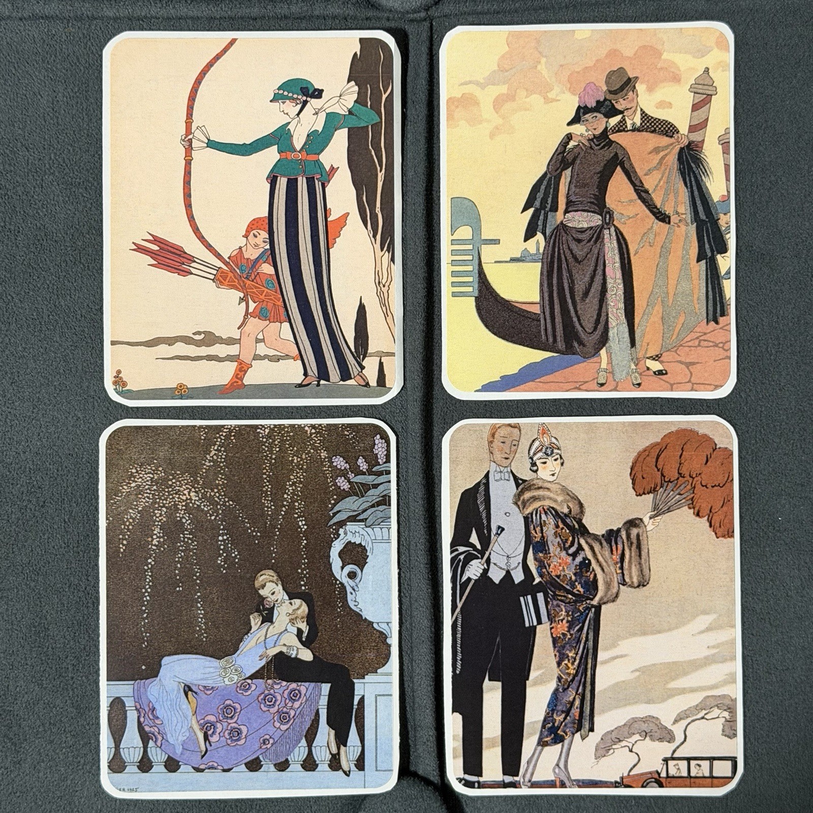George Barbier Ponchior Stickers (2.5 X 3.5 In) 16 PCs FREE SHIPPING
