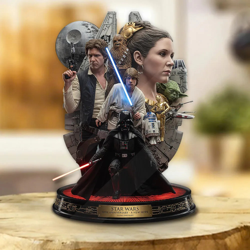 Wars 50th Anniversary Custom Shape Acrylic Plaque