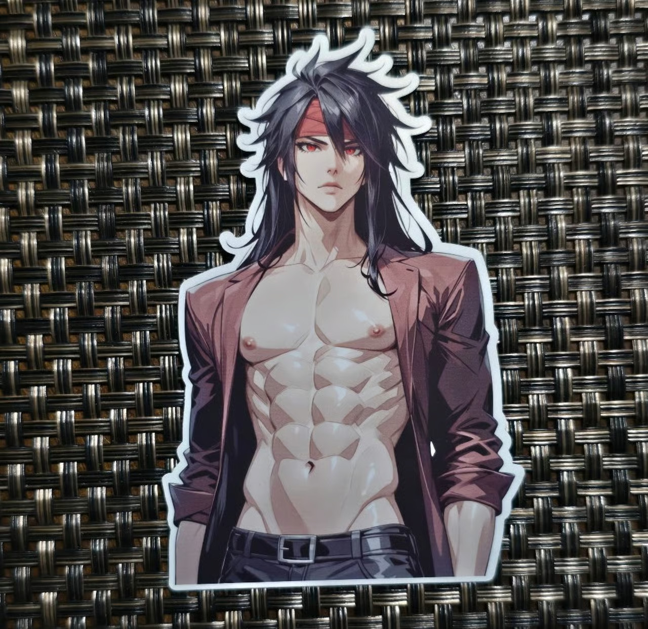 Vincent Valentine Final Fantasy 7 red jacket husbando sticker