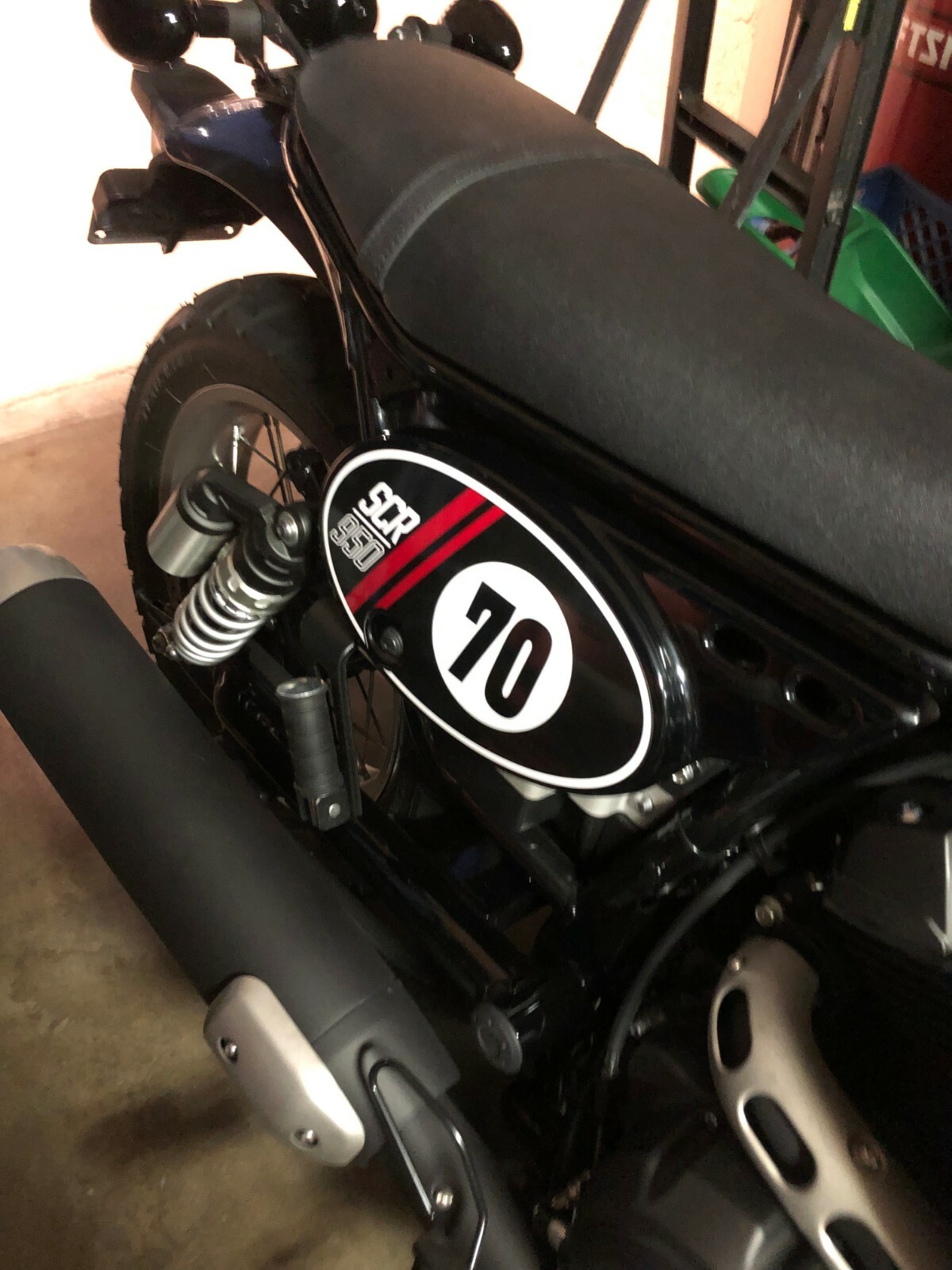 Meatball Race Car Numbers Vinyl Decals (2x) Vintage Look – Select Size & Color