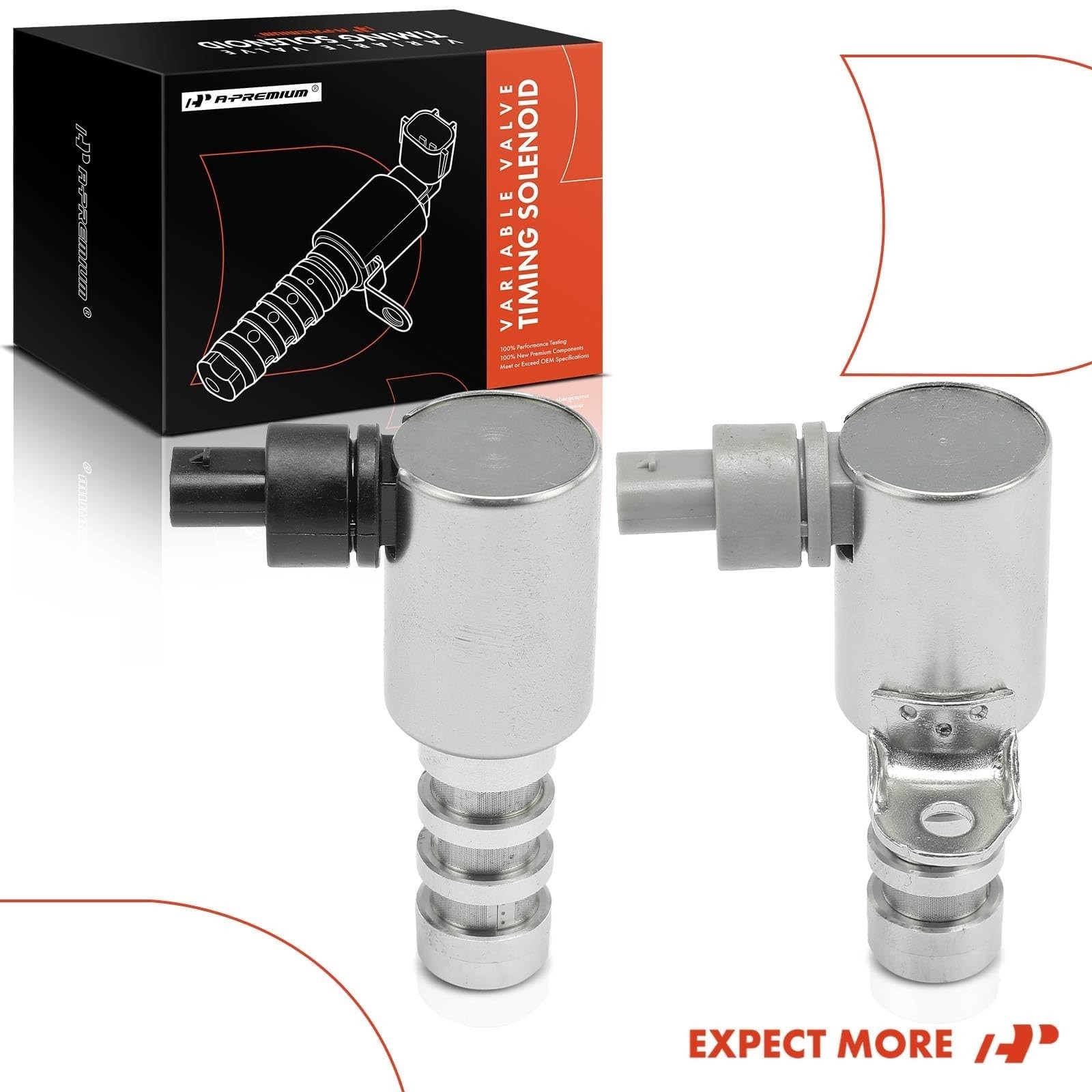 A-Premium 2-PC Engine Variable Valve Timing (VVT) Solenoid Compatible with Fo…