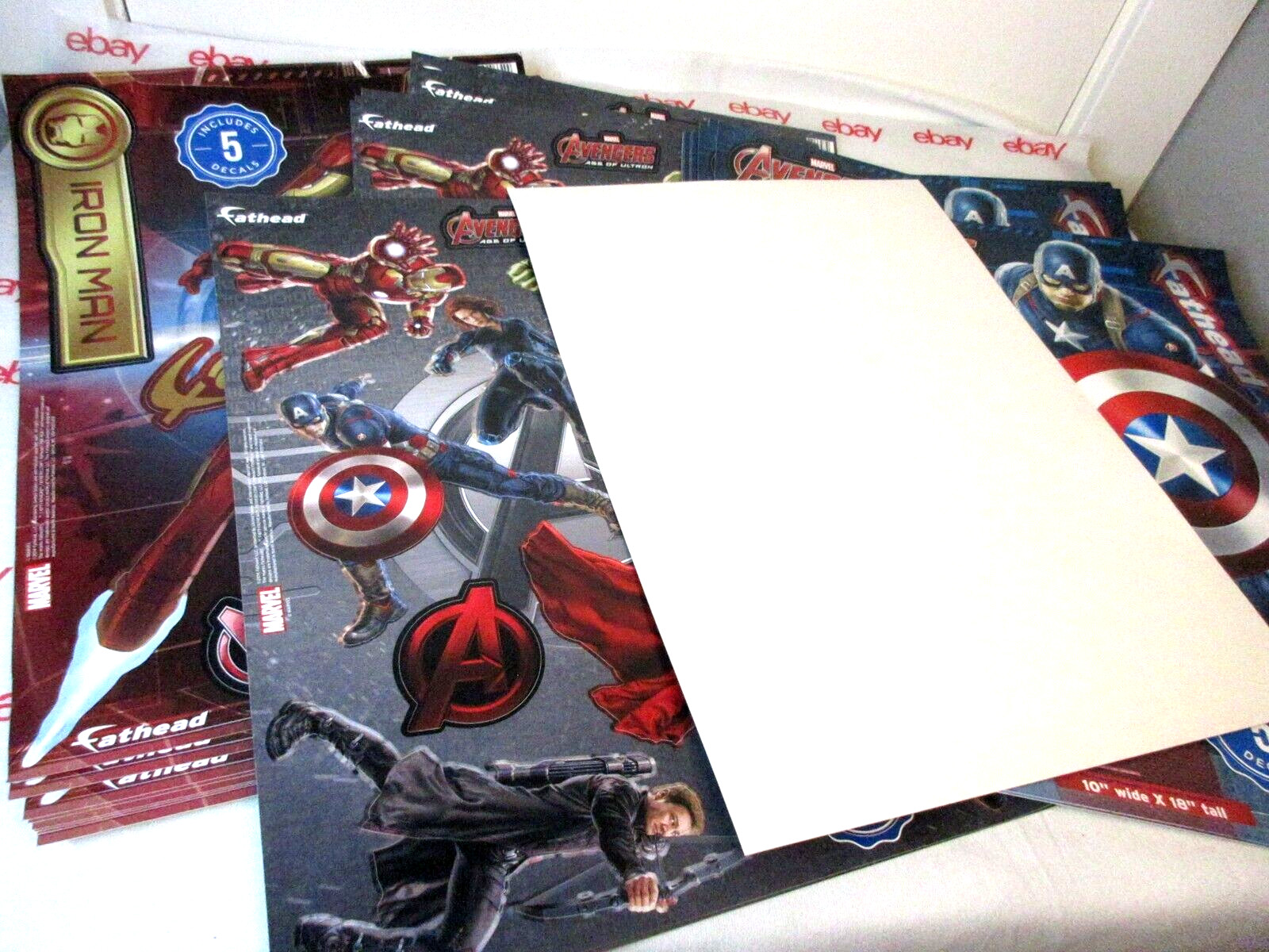 FATHEAD Marvel 2014 Decals Avengers Age of the Ultron Iron Man 42 PC RESALE LOT