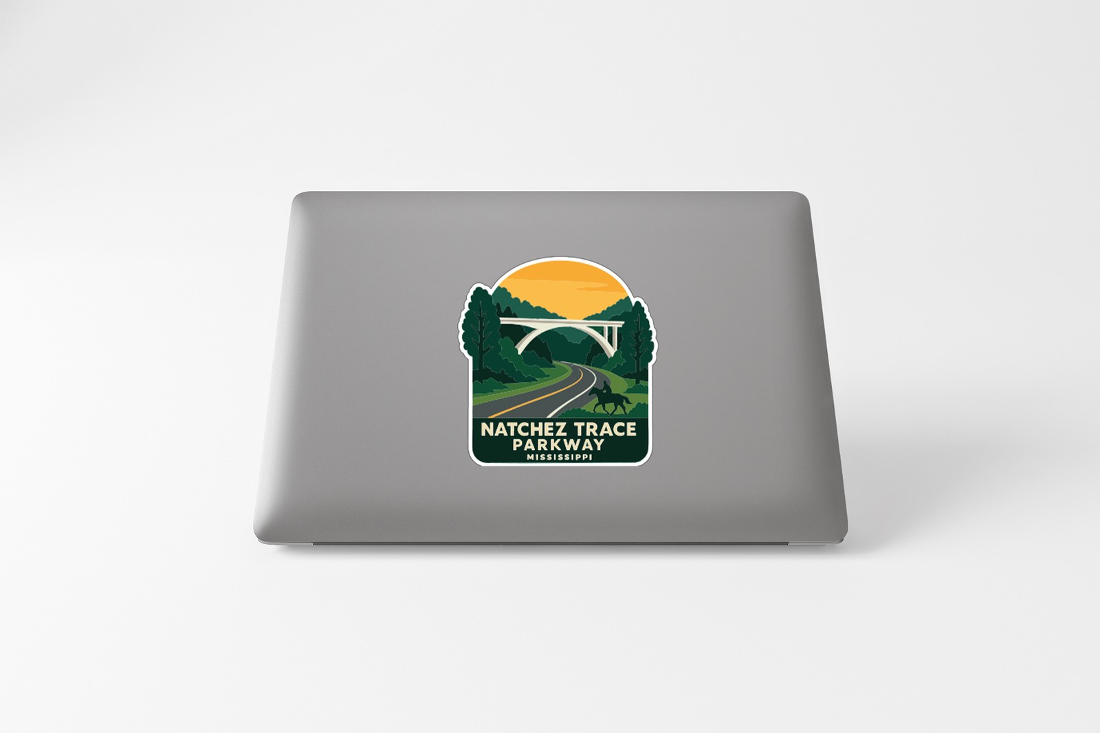 Natchez Trace Parkway Mississippi Sticker Decal Vinyl Die-Cut Symbolic Landmark