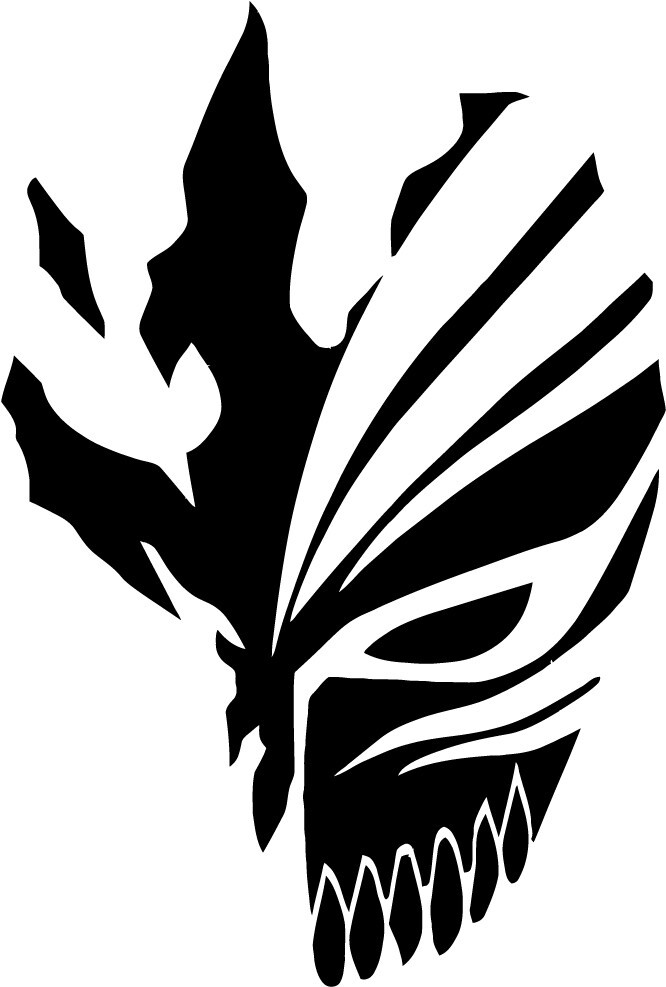 Bleach Ichigo Hollow Mask Anime Decal Sticker Car Window Durable Vinyl