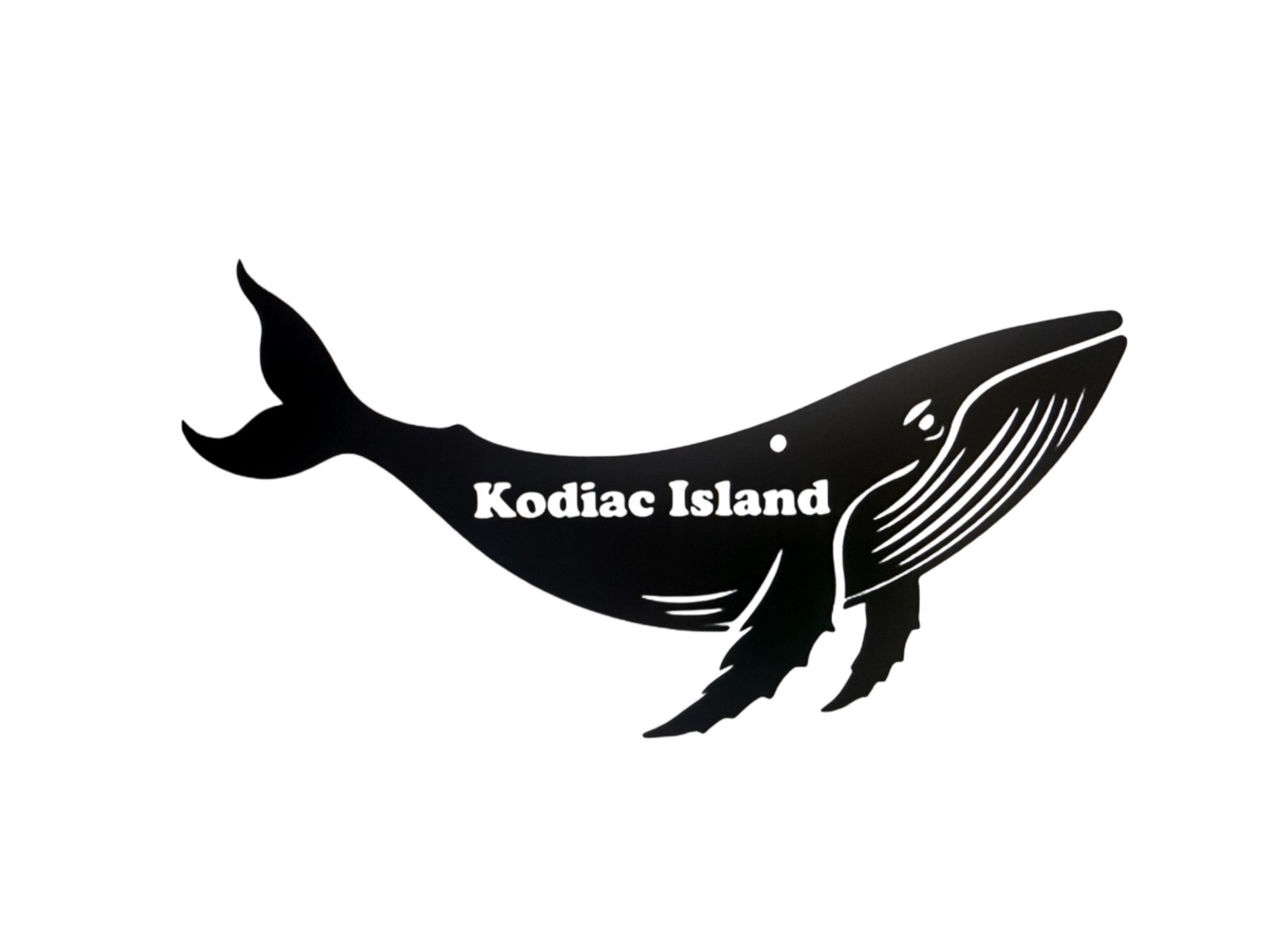 Humpback Whale Kodiac Island Decal for car Windows Laptops most Smooth Surfaces