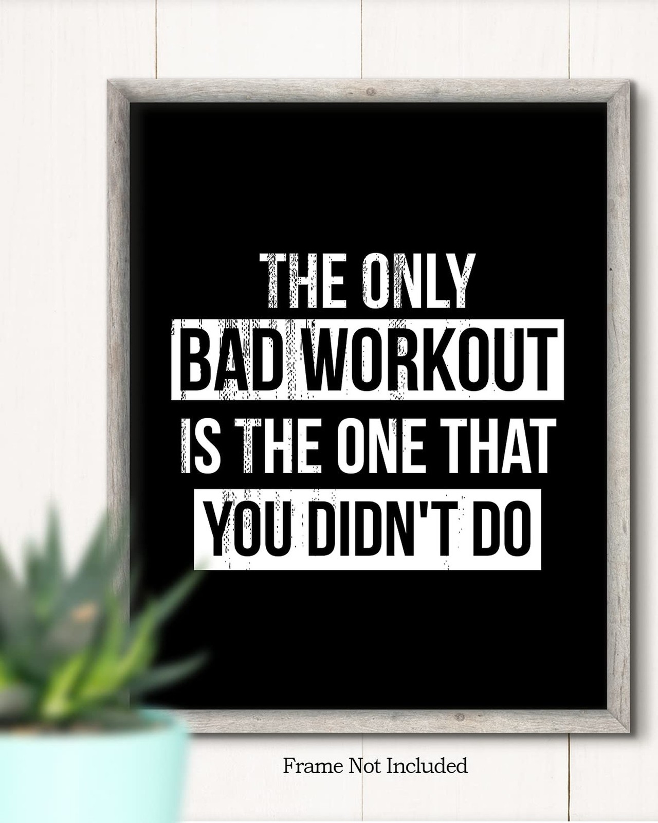 Govivo Motivational Wall Art, 11×14 Unframed Print, Gym Wall Decor, Motivatio…
