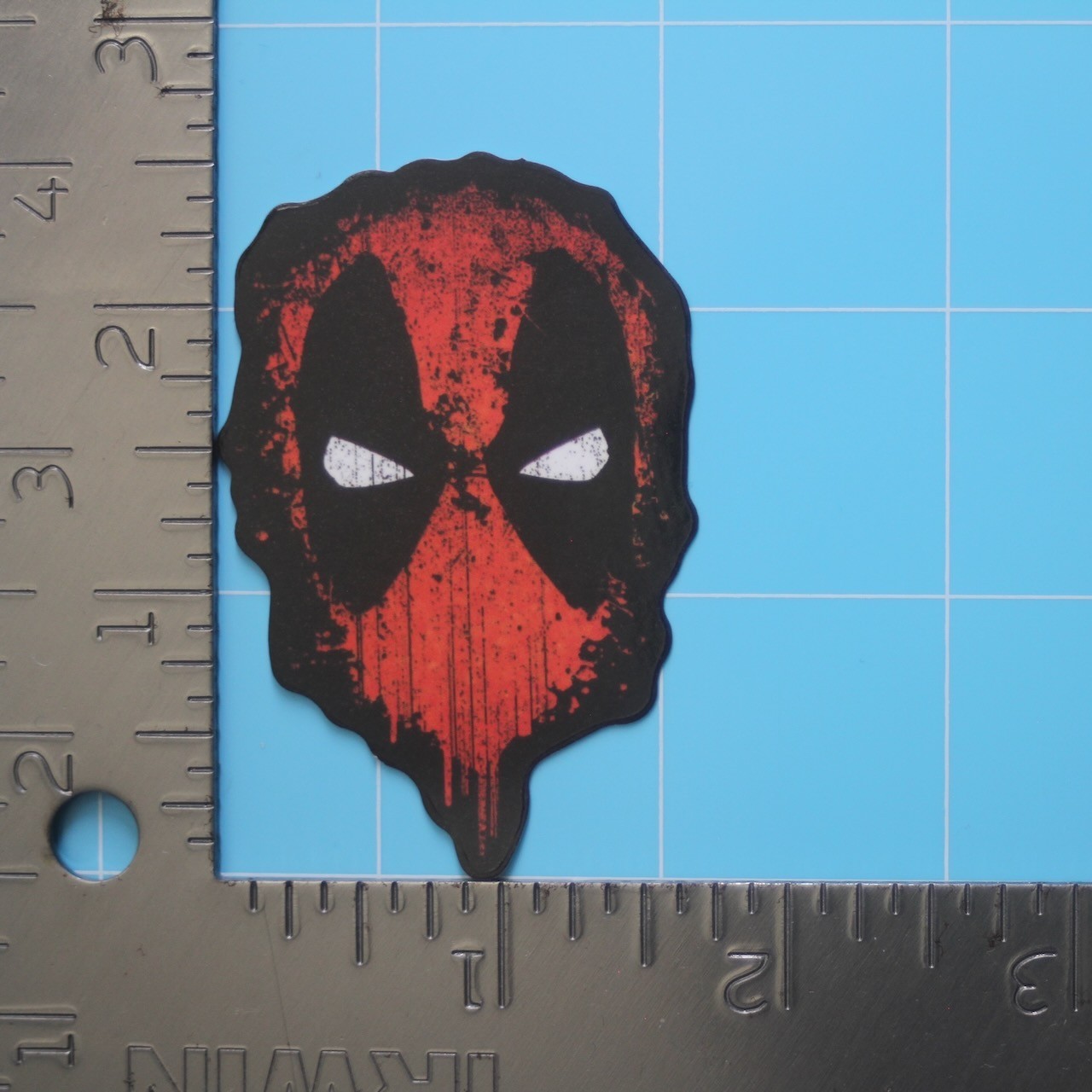 Horror Sticker (MARVEL DEADPOOL) Grunge Street Art, Gloss PVC Decal