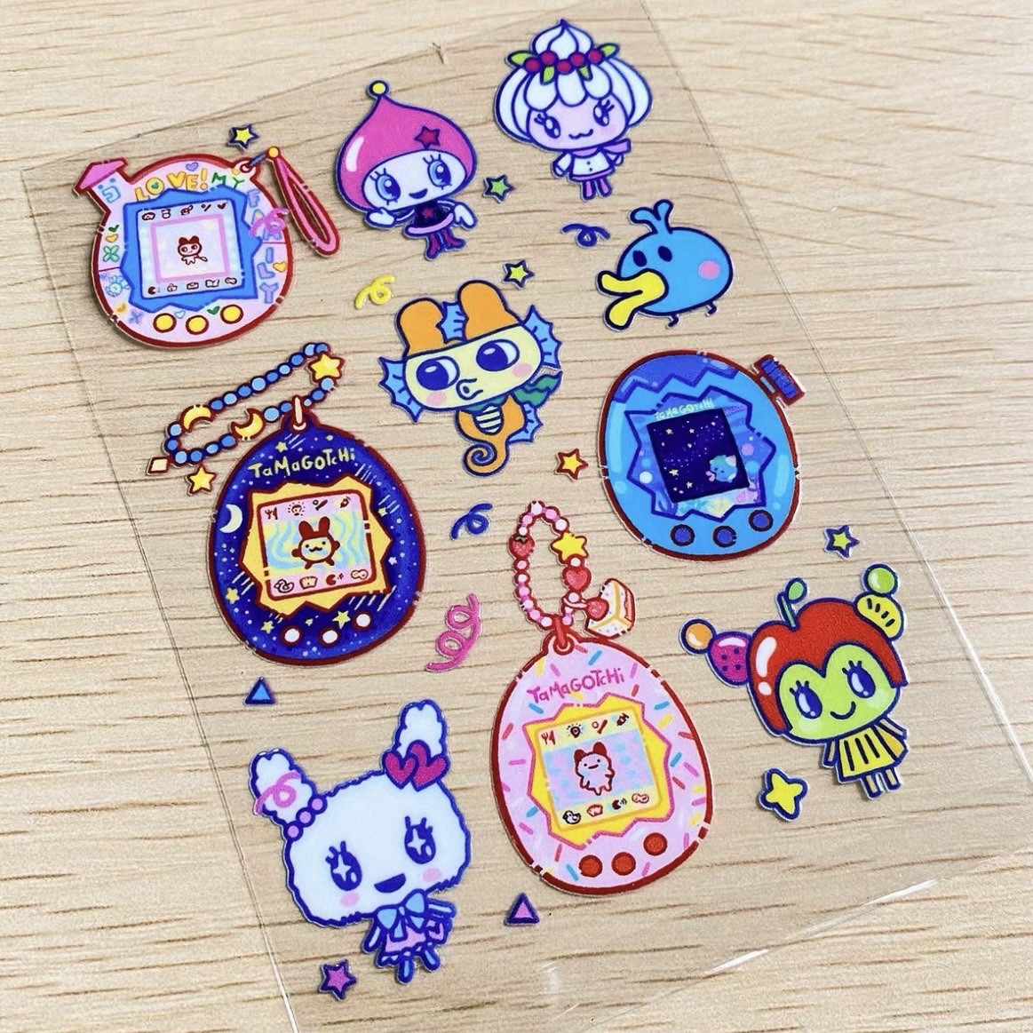 1 x Tamagotchi UV DTF Transfer Sticker Wrap DIY Mug ⭐️4×5 Inches 5014