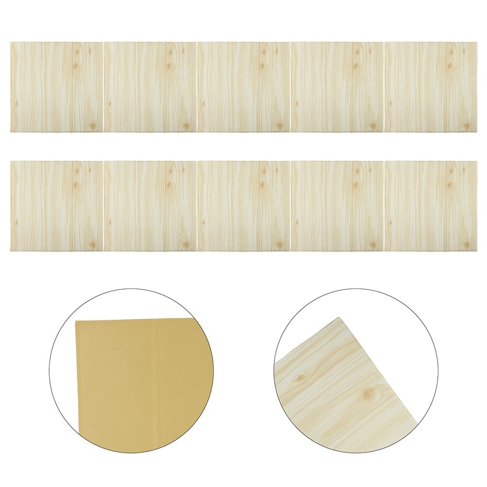 Waterproof Brick Wall Stickers Set of 20 Soft Foam Panels for Easy Installation