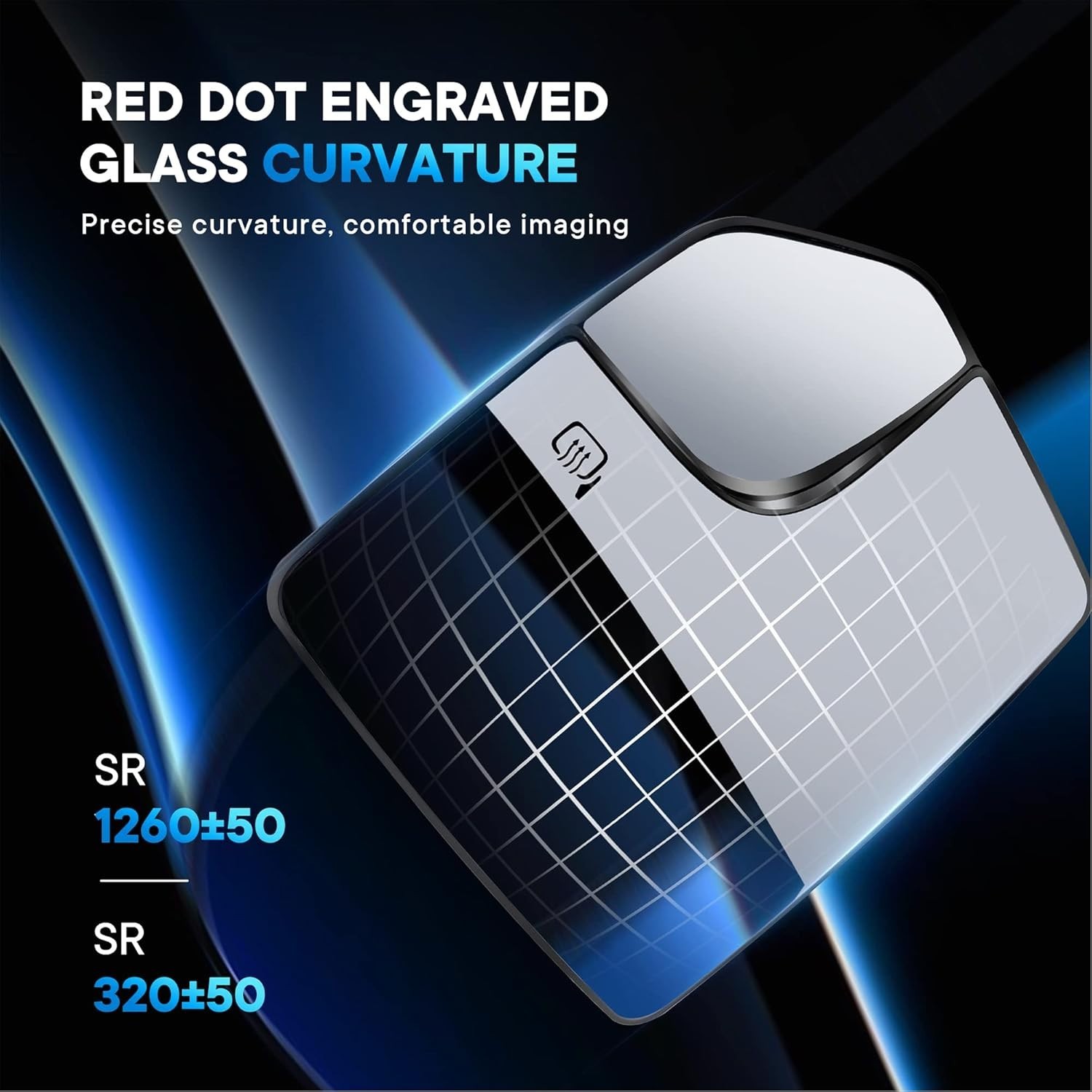 Compatible with Ford F150 Driver Side Mirror Glass 2015 2016 2017 2018 2019 2020