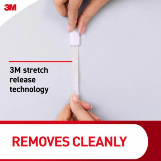 3M Command Refill Strips, Small, Mini, White Foam, 24 Replacement Strips | NEW