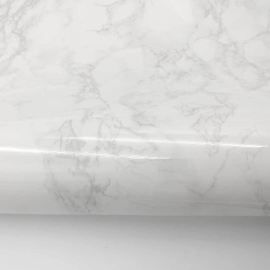 Marble Contact Paper Self adhesive – Beige gray Glossy Faux Marble Paper