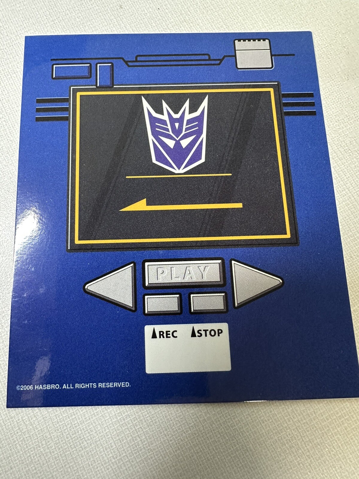 Vintage Harbor Transformers Decepticons ￼Bumper Sticker Vinyl Decal 4"