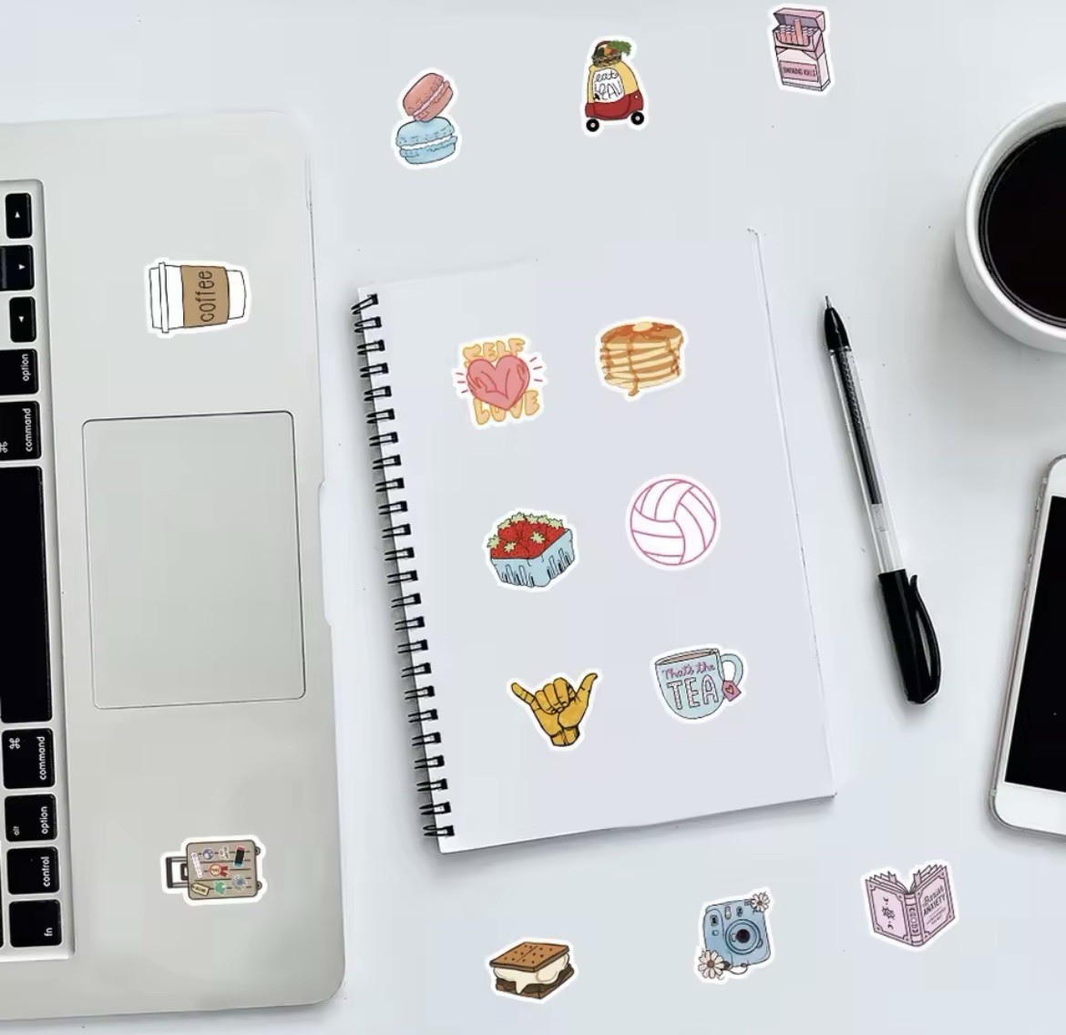 Girlie Summer Fun Style Stickers 100pc Fresh Fun Cartoon Stickers FREE SHIPPING