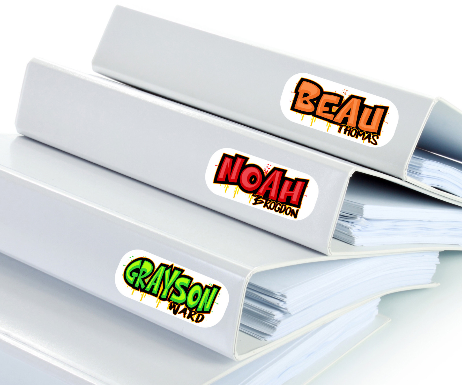 Custom Waterproof Name Labels for School, Daycare, Bottles, Lunchboxes