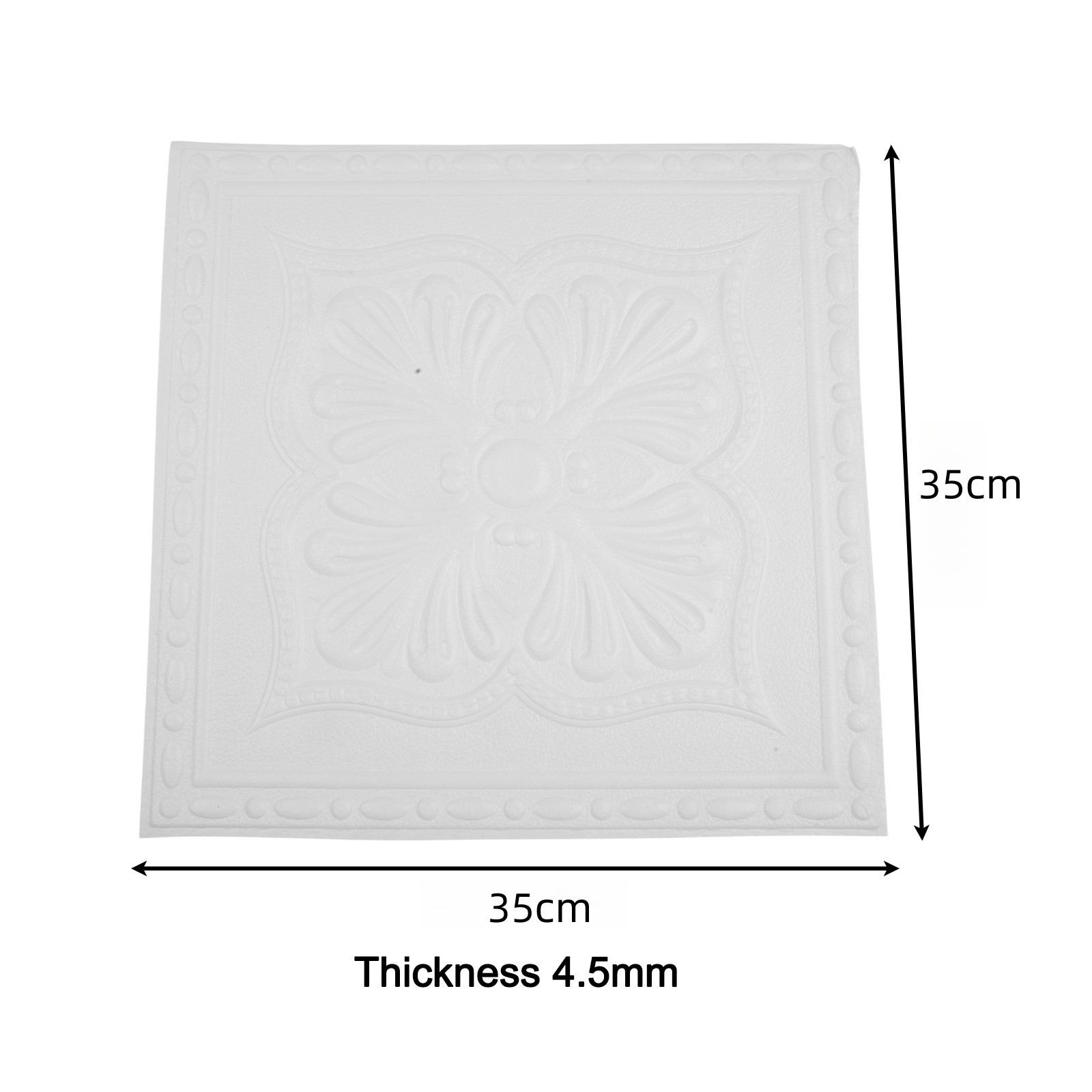 Waterproof Decorative Wall Stickers 10PCS XPE Foam for Home and Office Use
