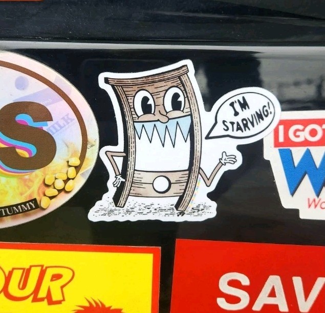 Guillotine Vinyl Sticker 3inch vinyl weatherproof