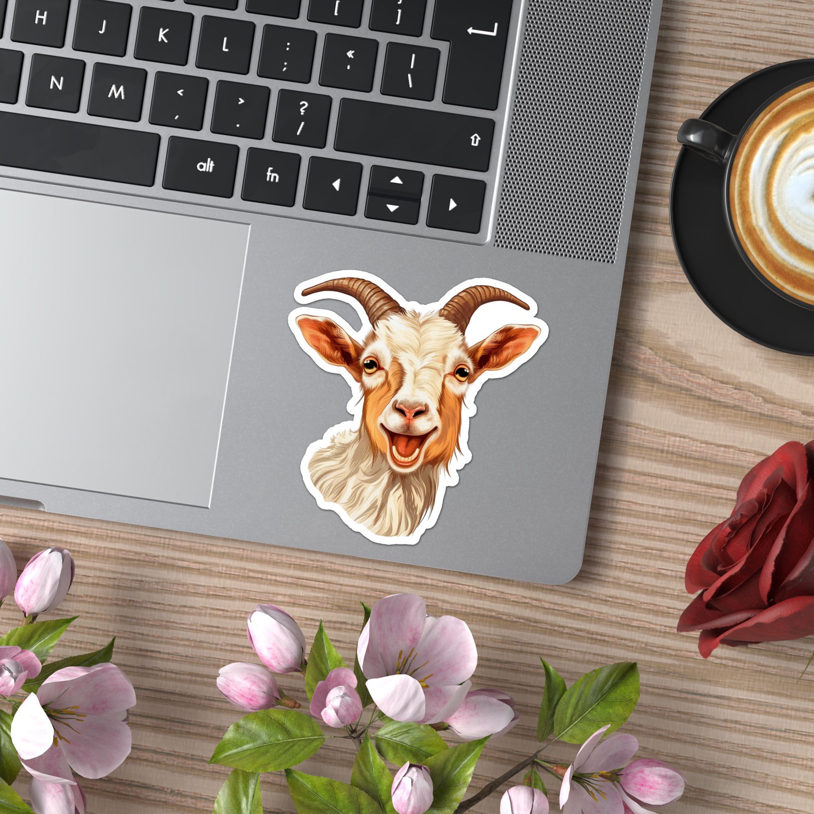 Funny Goat – Vinyl Decal Sticker – Car Window Laptop – ebn11912