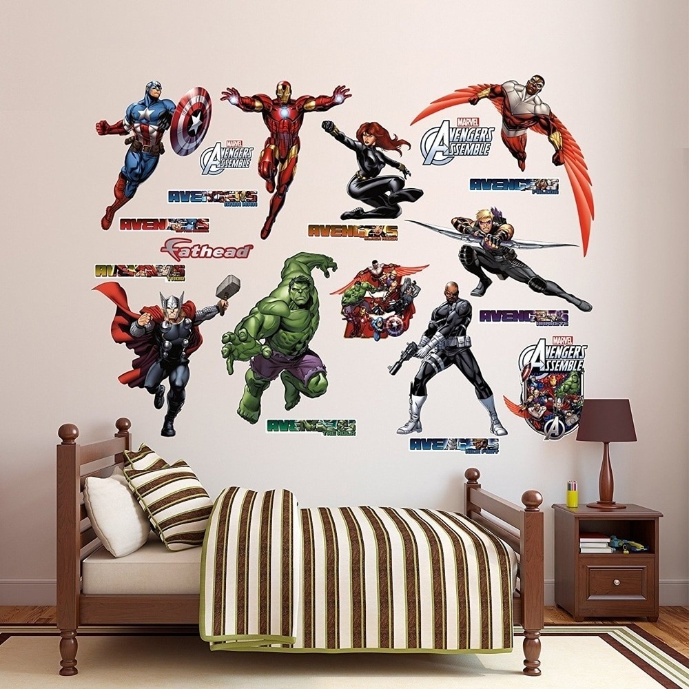 Authentic Marvel Avengers Assemble Fathead Decals