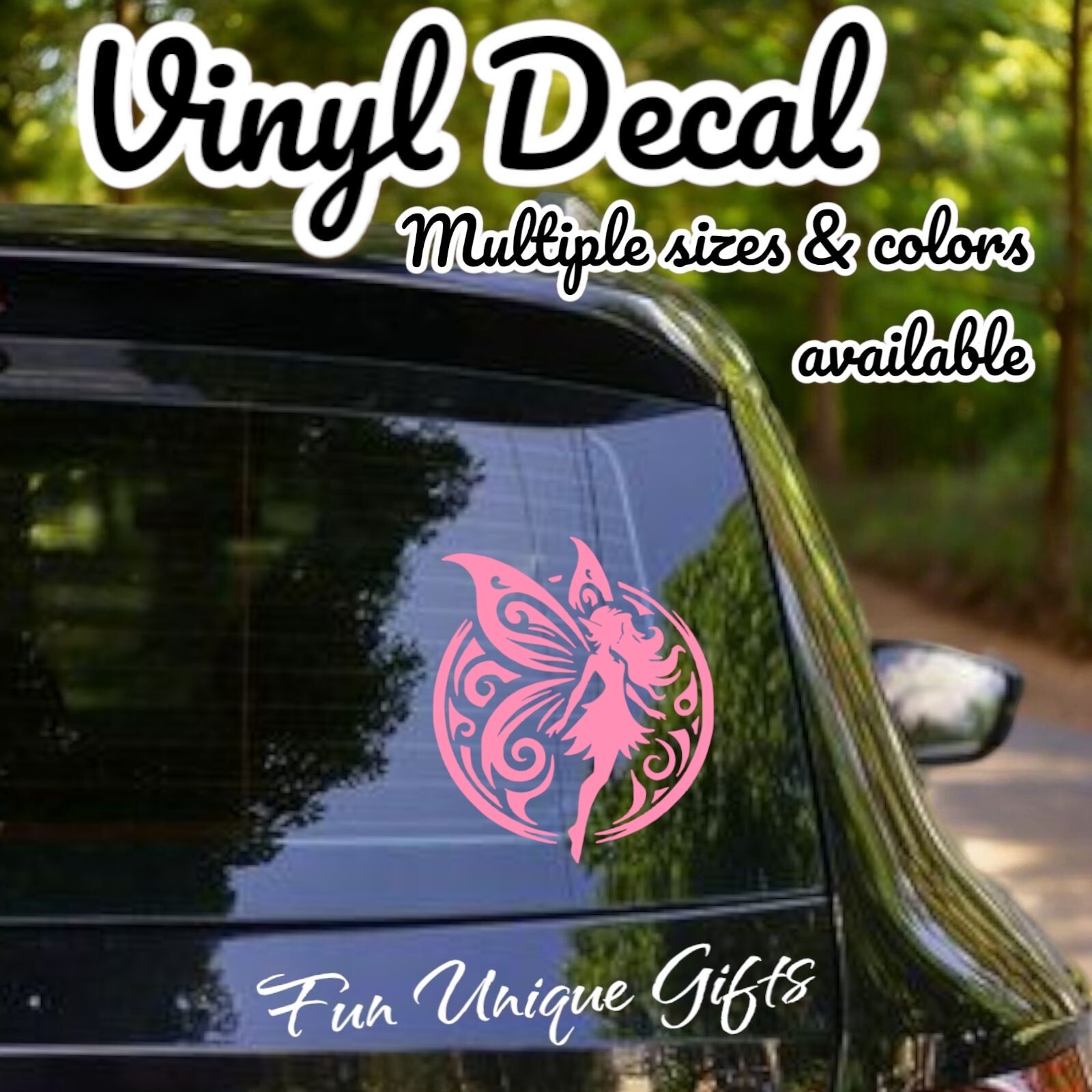Fairy Vinyl Decal Sticker -Multiple Colors & Sizes- FREE SHIPPING