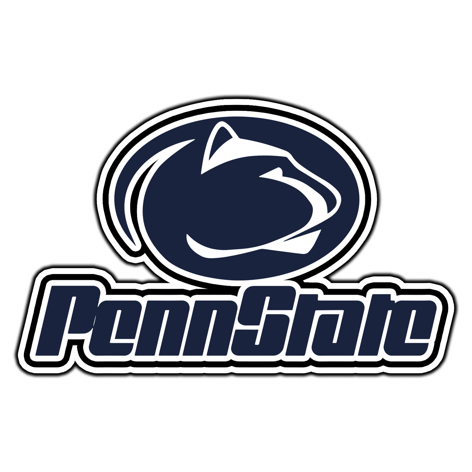 Penn State Nittany Lions Logo #6 College Sticker Waterproof Vinyl Decal Die-Cut